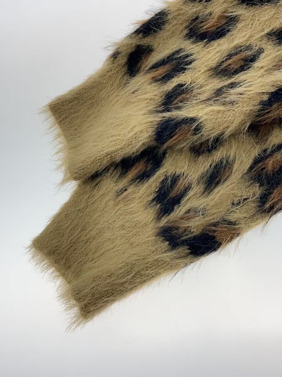 Number (N)ine Fluffy Leopard Knit Cardigan Size US L / EU 52-54 / 3 - 3 Thumbnail