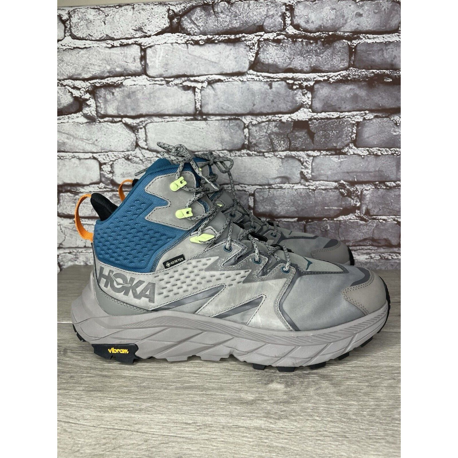 Hoka Hoka One One Anacapa Mid GTX Gray Blue Hiking Boots 1122018- Size US 11.5 / EU 44-45 - 19 Thumbnail