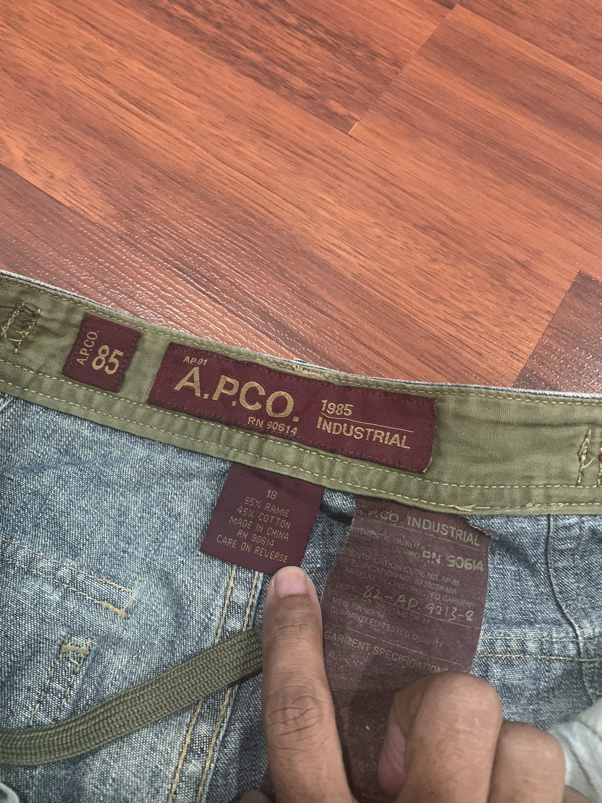 If Six Was Nine × Japanese Brand APC.CO Multipocket Jeans Pants Size US 28 / EU 44 - 9 Thumbnail