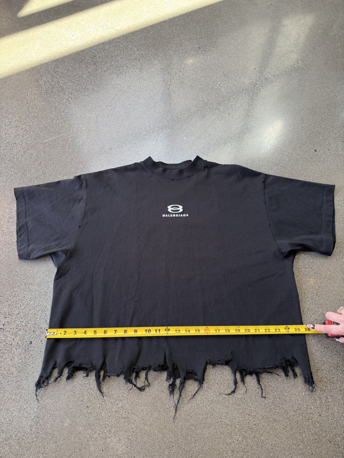 Balenciaga Demna Balenciaga Distressed Unity Shirt Size US M / EU 48-50 / 2 - 4 Thumbnail