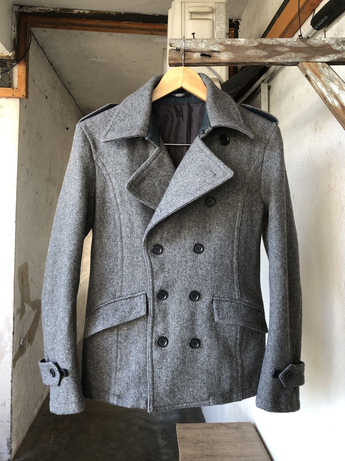 If Six Was Nine Tornado Mart Japan Double Collar Wool Jacket Size M / US 6-8 / IT 42-44 - 1 Thumbnail