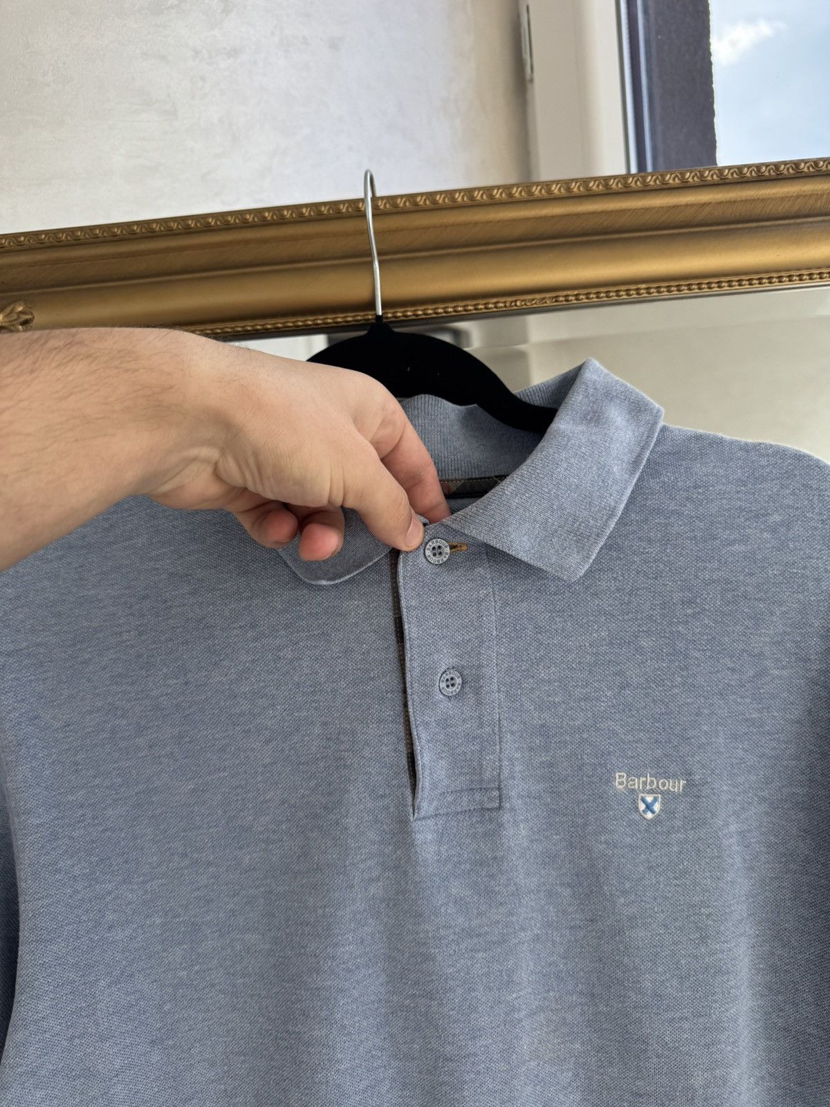 Barbour Luxury Vintage Barbour Polo Shirt TEe Striped checkered Y2K Size US XL / EU 56 / 4 - 3 Thumbnail