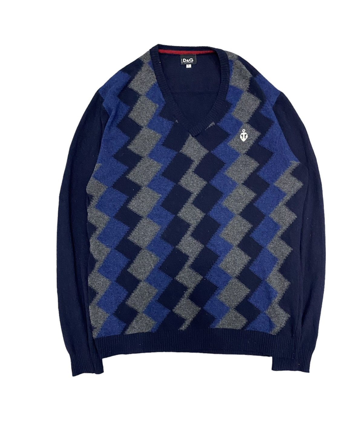 Dolce & Gabbana D&G knit unsquare Ortega wool Size US L / EU 52-54 / 3 - 1 Thumbnail