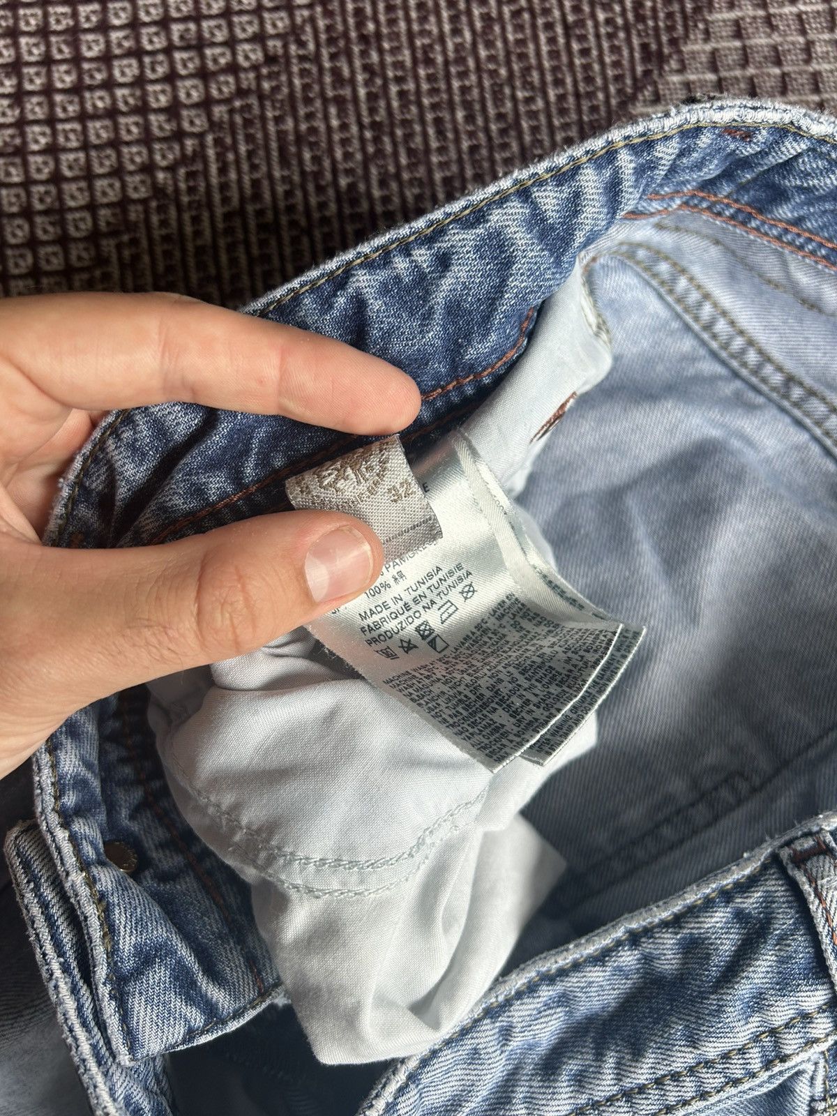 Vintage Vintage Diesel Waykee Denim Jeans Distressed Faded Thrashed Size US 32 / EU 48 - 9 Thumbnail