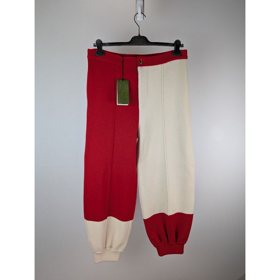 Gucci o1rshd1 Sweatpants & Joggers in Red/Beige Size US 36 / EU 52 - 1 Thumbnail