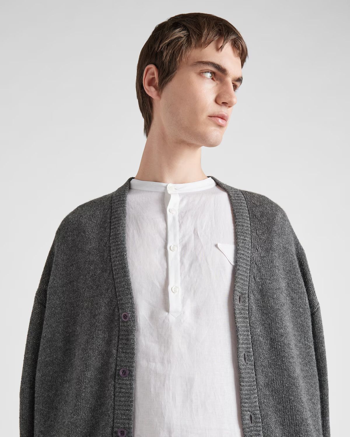 PRADA SWEATER ZIP WOOL KNITTED LOGO UMG227_111O_F0480_S_231