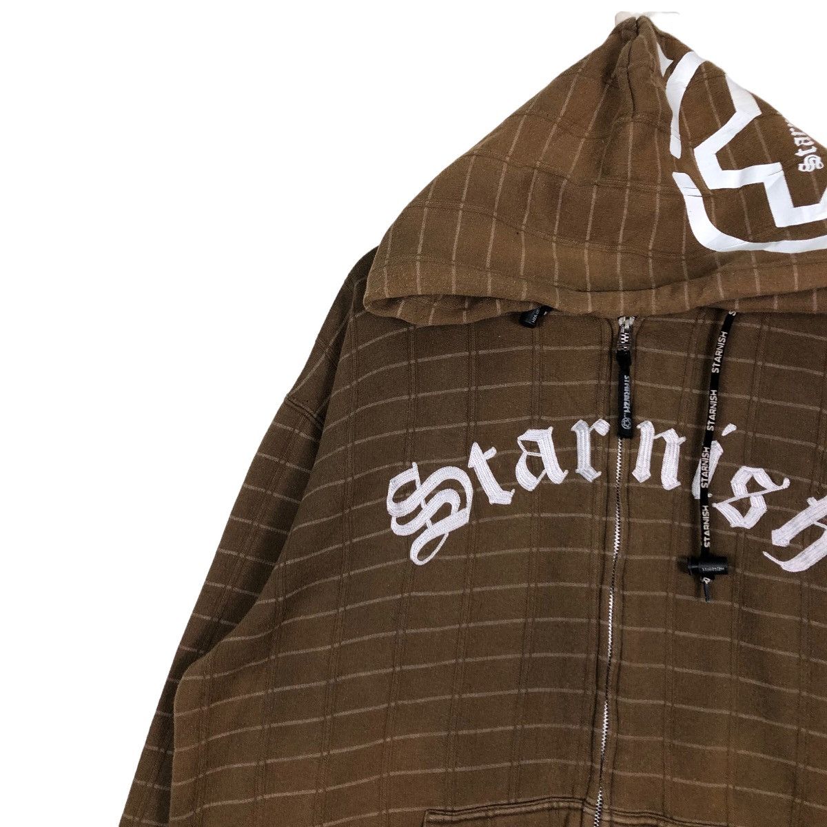 Japanese Brand 🔥Vintage Starnish Hoodie Zipper Jacket Big Logo Streetwear Size US XL / EU 56 / 4 - 7 Thumbnail