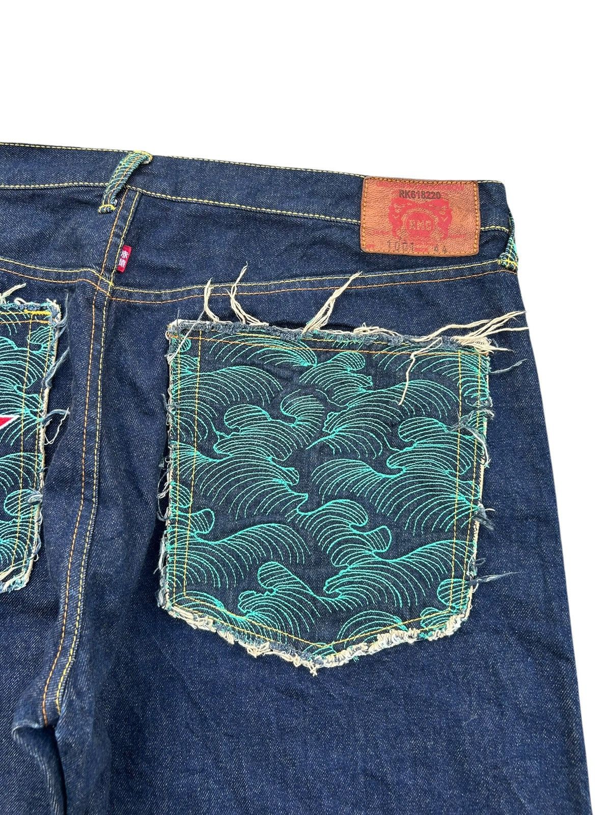 Japanese Brand × Kapital × RMC Jeans Red Monkey Company RMC Martin Ksohoh Distressed Denim Jeans Size US 42 / EU 58 - 5 Thumbnail