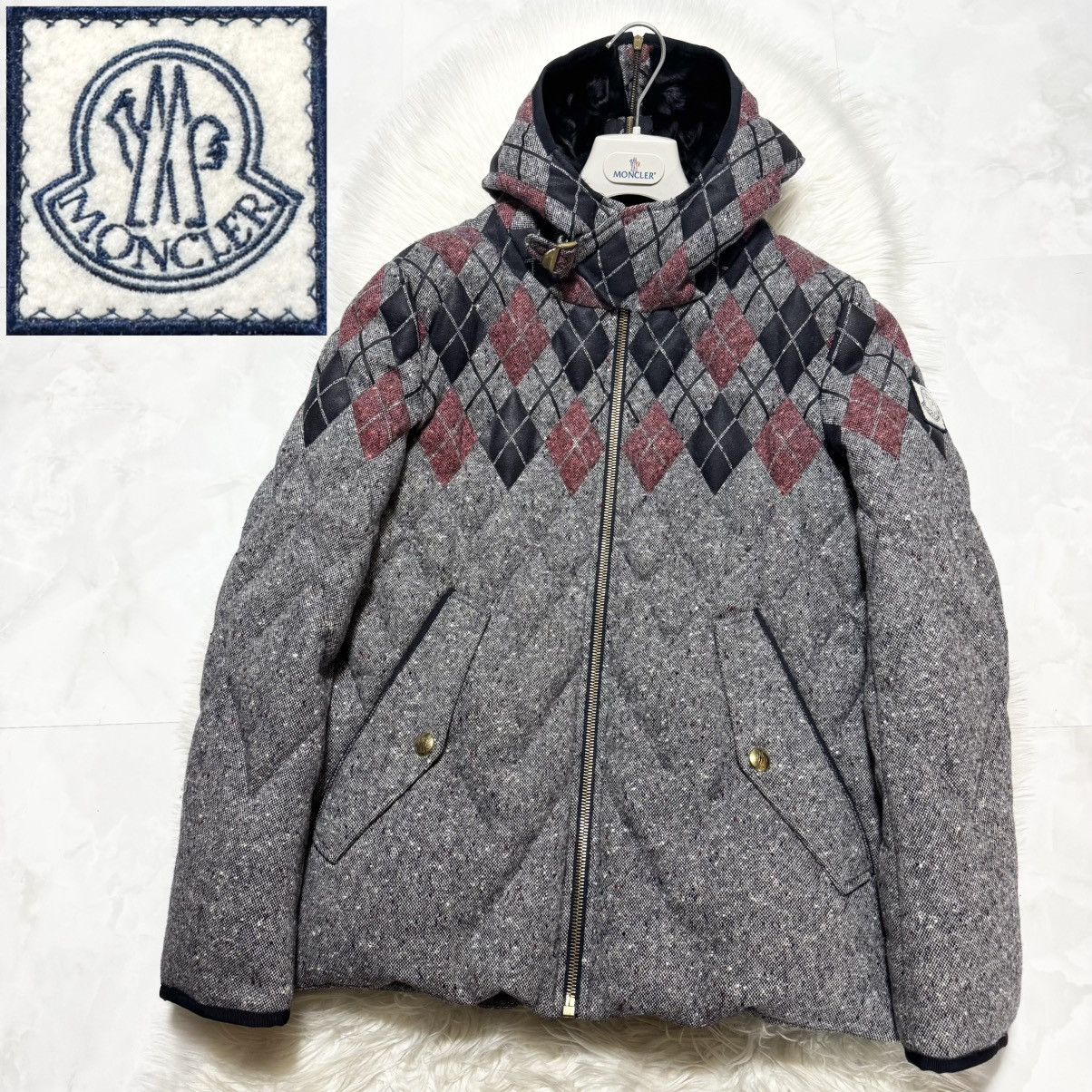 Moncler Gamme Bleu Moncler Gamme Bleu Lamb Fur Hooded Down Jacket Size US M / EU 48-50 / 2 - 1 Thumbnail