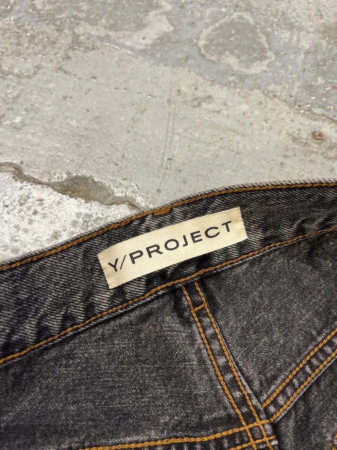 Y/Project SS2024 Y/Project Maxi Cavalier Denim Grey Astro Pants Size US 30 / EU 46 - 13 Thumbnail