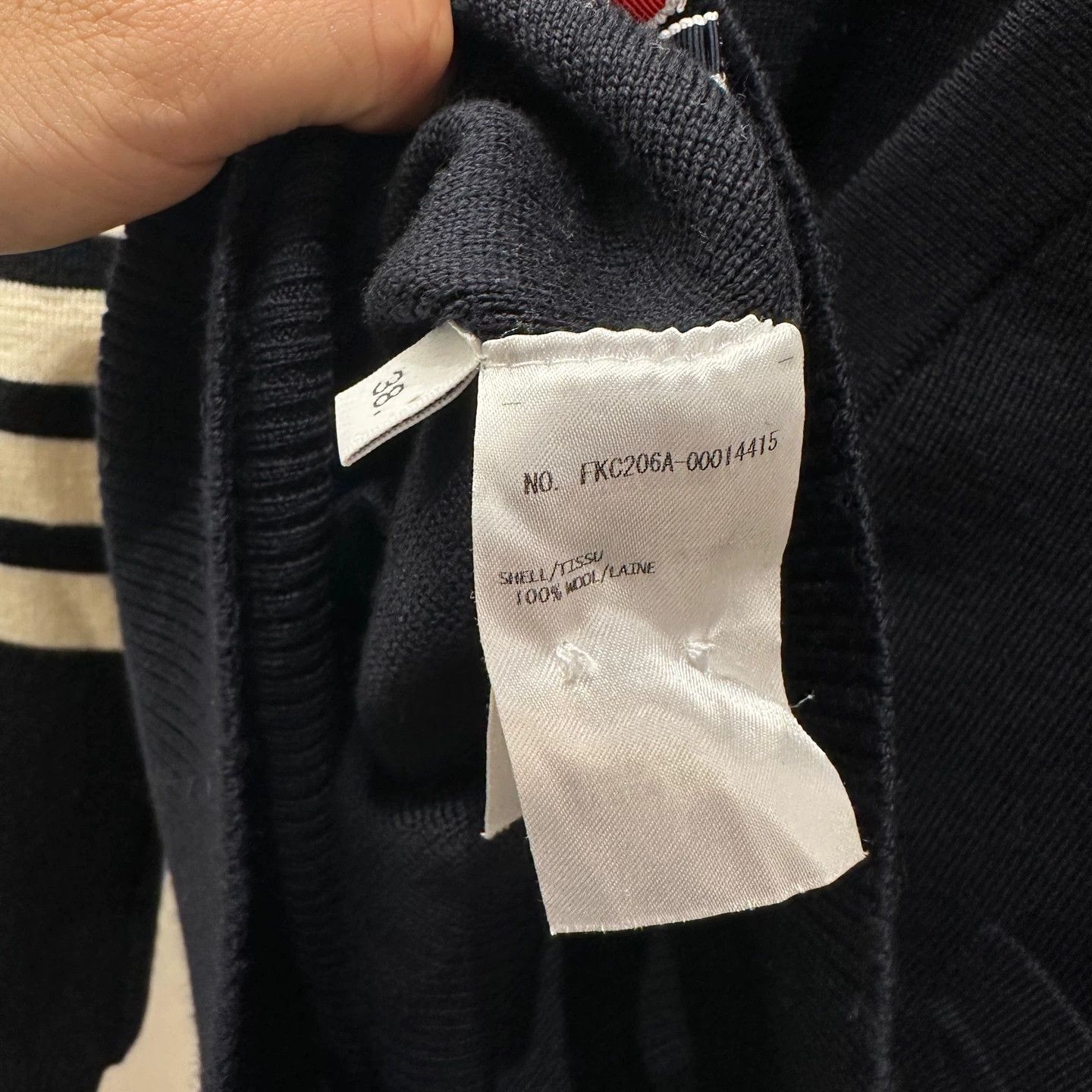 Thom Browne Thom Browne mar47 4-Bar Anchor Gold Button Cardigan 0 Size XS / US 0-2 / IT 36-38 - 3 Thumbnail