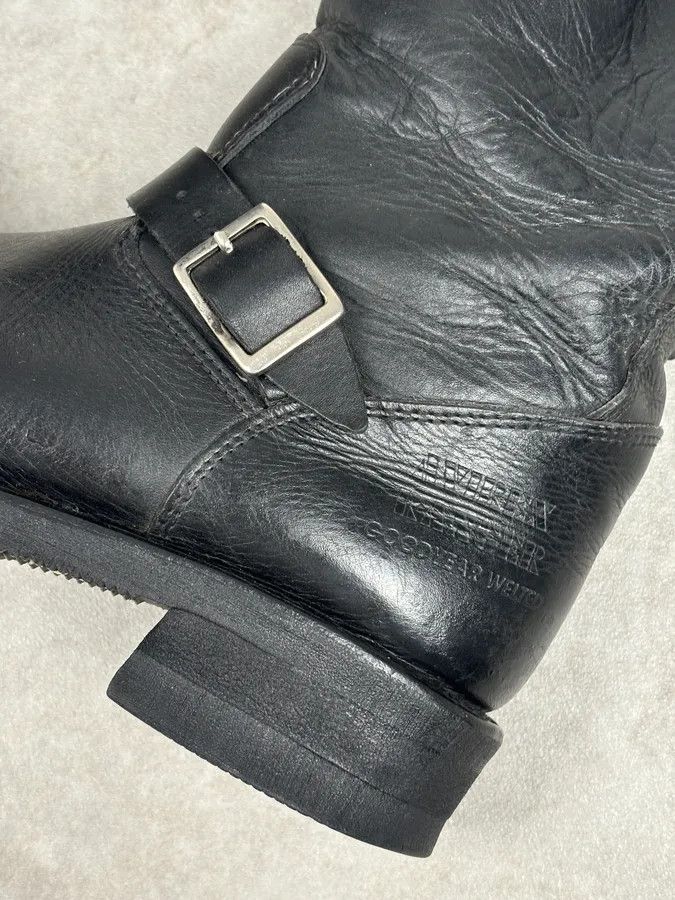 Avirex Avirex Black Leather Engineer Boots Size US 10 / EU 43 - 13 Thumbnail
