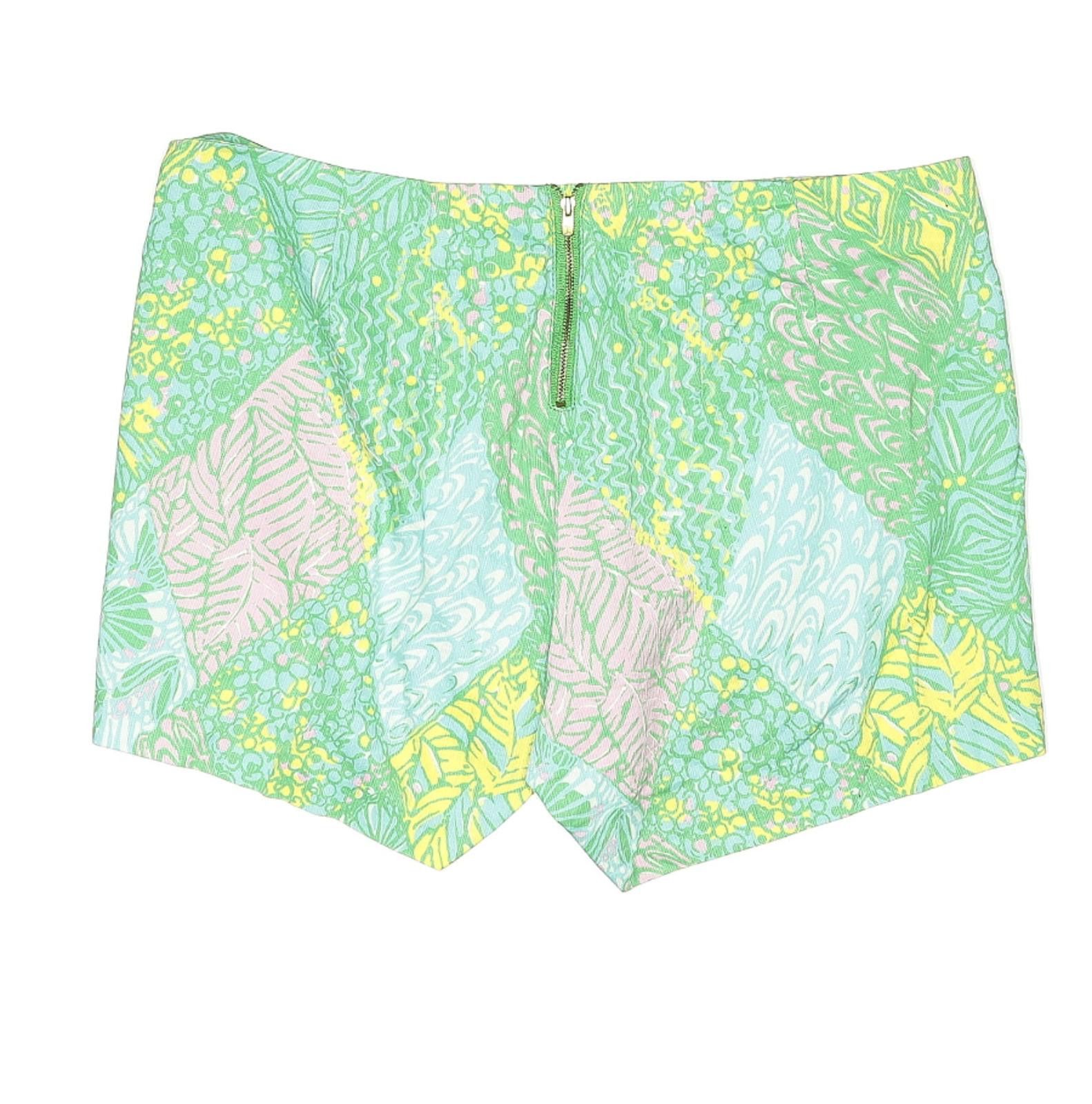 Other Lilly Pulitzer Women's Paisley Print Cotton Shorts Size 10 Size 32" / US 10 / IT 46 - 2 Thumbnail