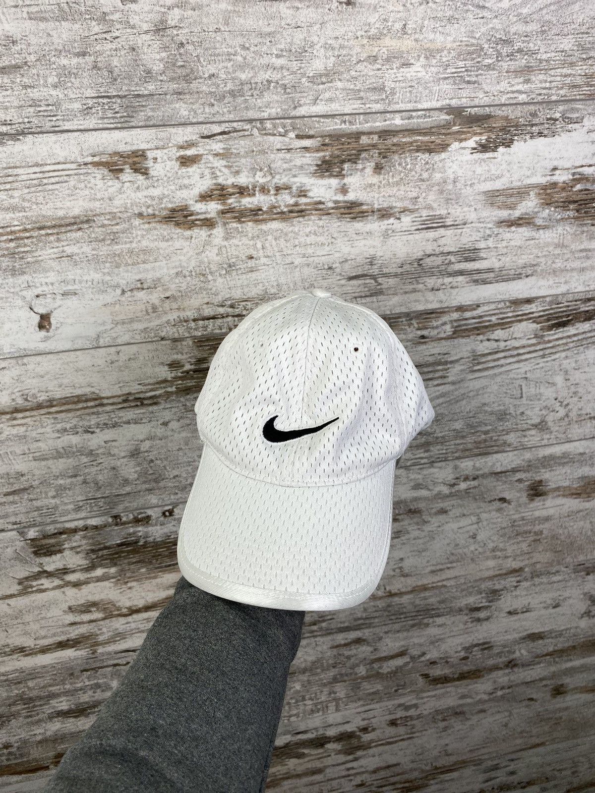 Nike × Vintage Mens Vintage Nike big logo hats cap hat y2k rare swoosh acg Size ONE SIZE - 1 Thumbnail