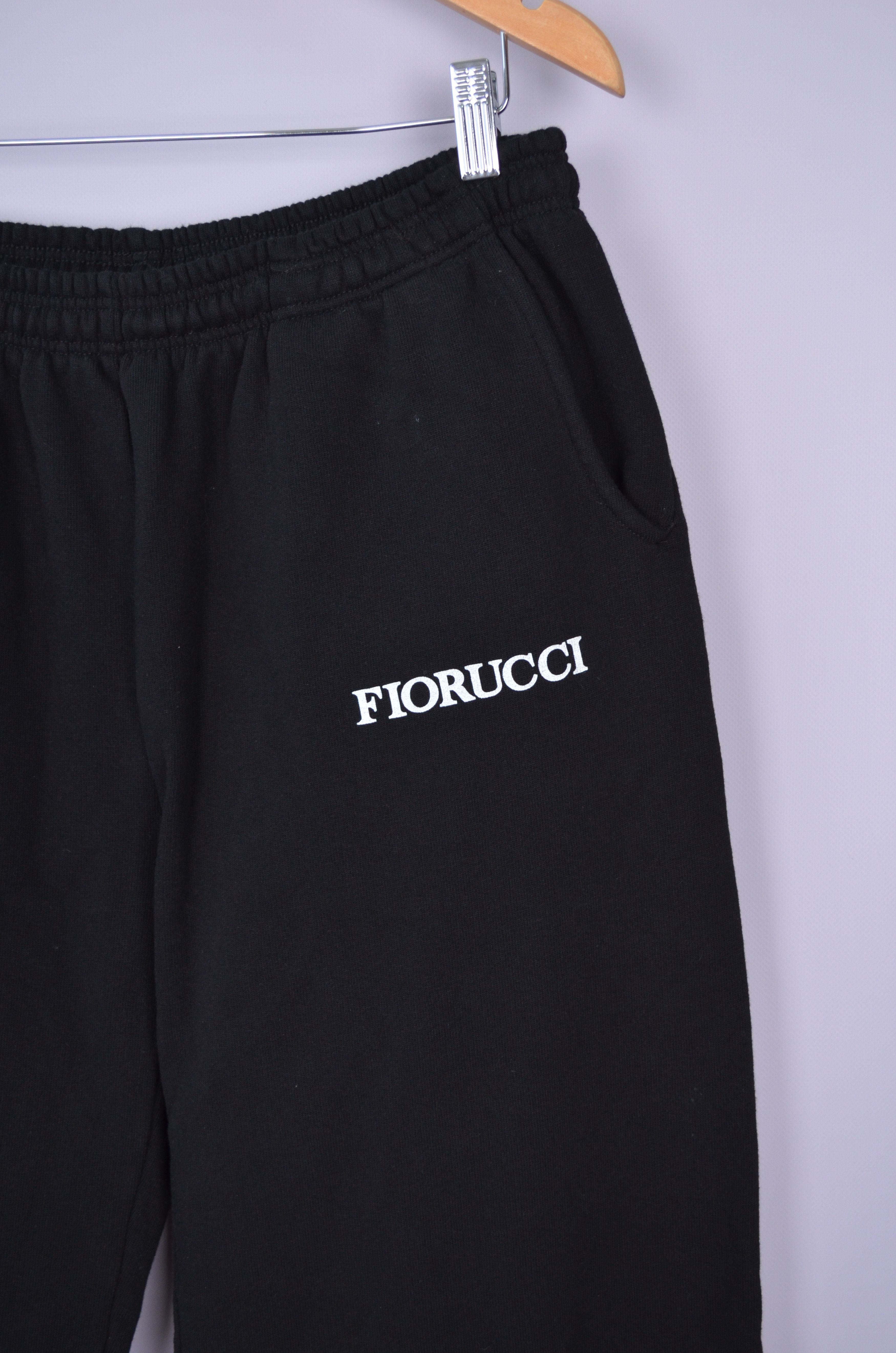 Designer × Fiorucci Fiorucci Big Logo Mens Sweatpants Black Size M Size US 32 / EU 48 - 3 Thumbnail