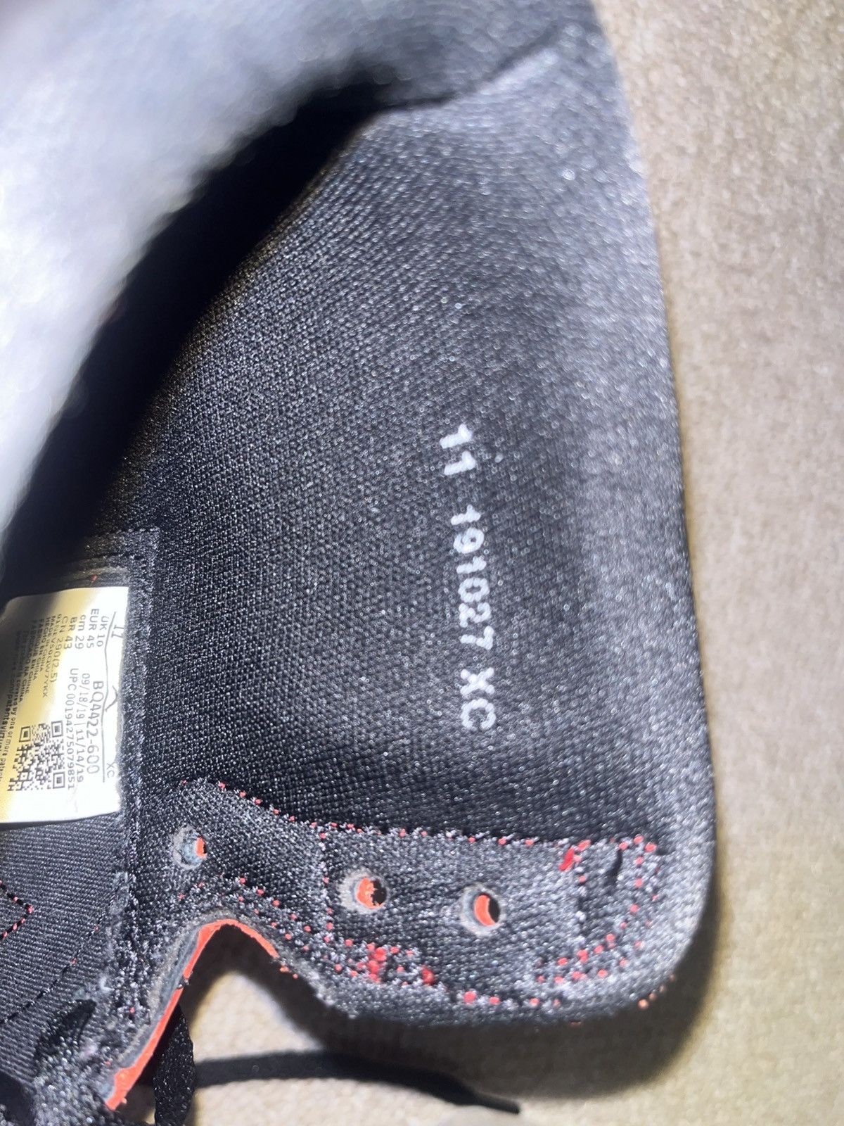 Nike Air Jordan 1 High ’85 “Banned” Size US 12 / EU 45 - 7 Thumbnail