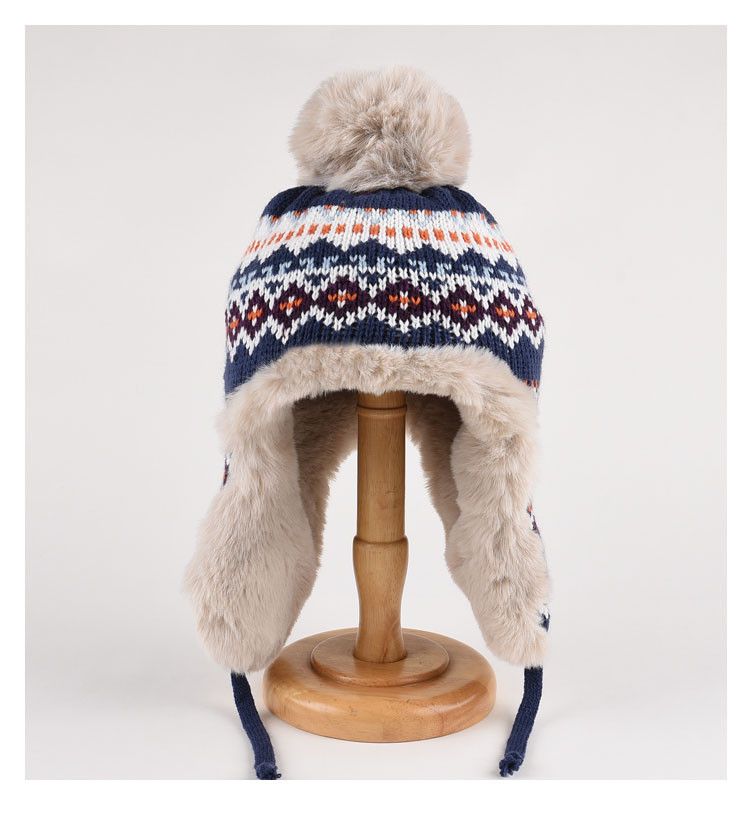 Japanese Brand Winter Plush Beanie Hat Size ONE SIZE - 2 Thumbnail