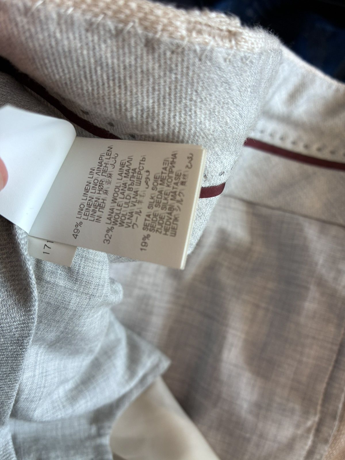 Brunello Cucinelli Brunello cucinelli linen drawstring trousers w32 size 48 Size US 32 / EU 48 - 5 Thumbnail