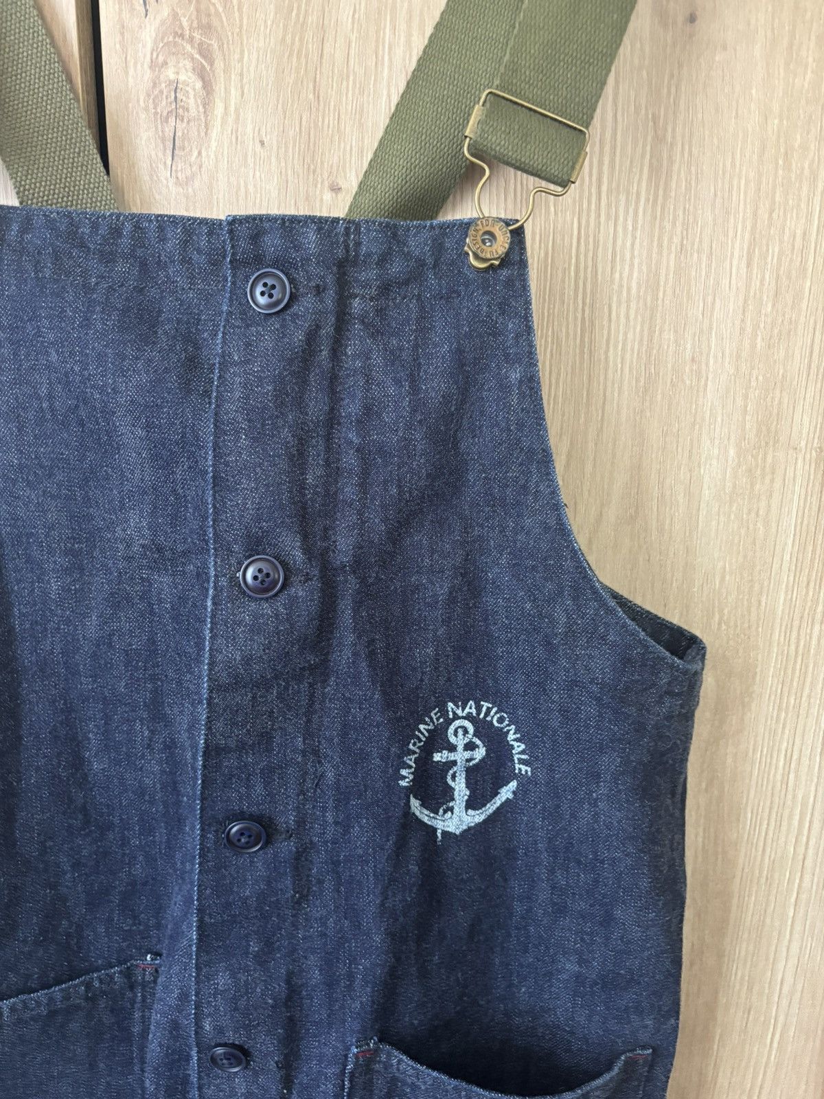 Vintage VINTAGE MARINE NATIONALE OVERALL Size US 33 - 3 Thumbnail