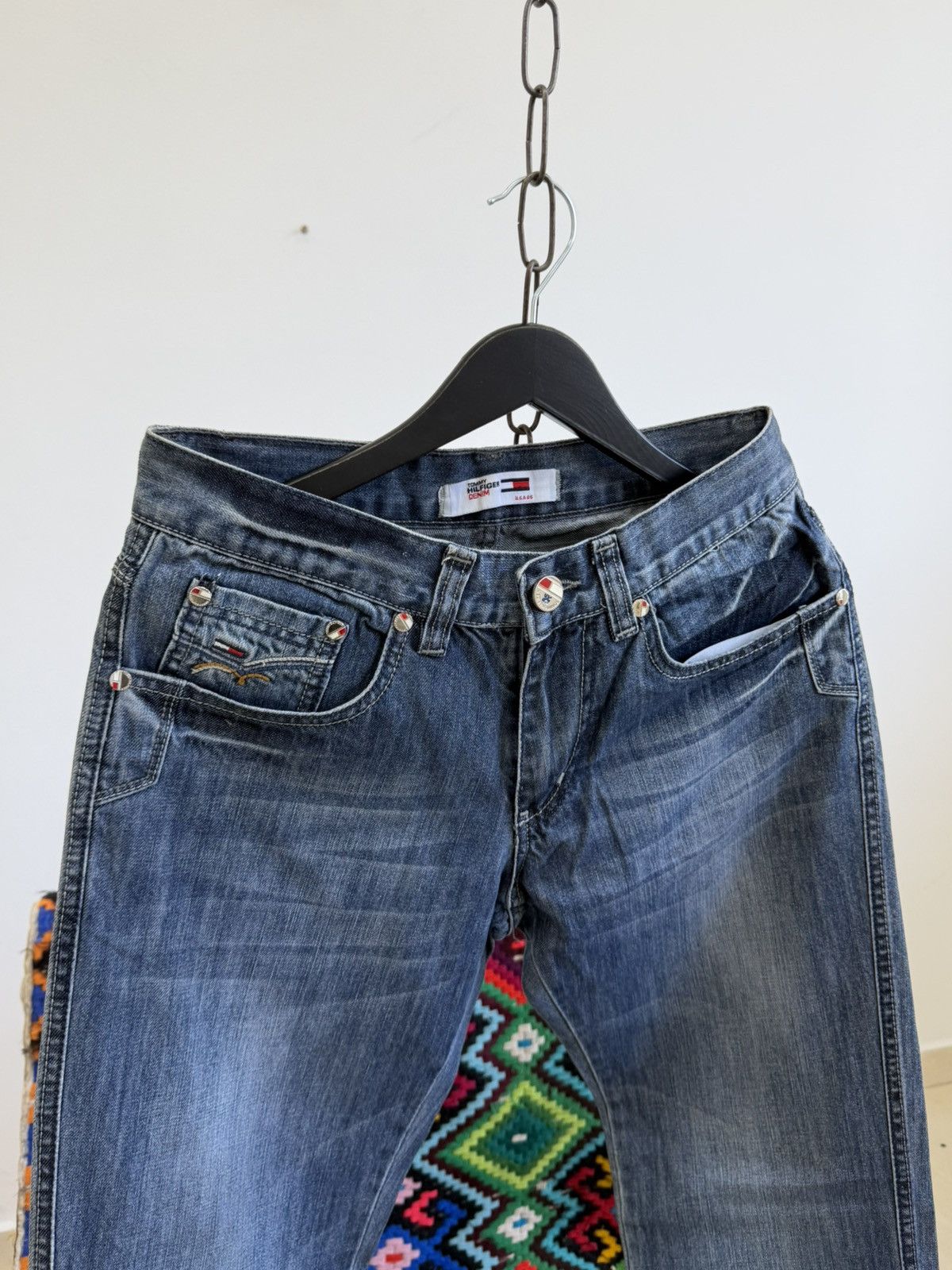 Hedi Slimane 00s Diesel Hedi Slimane Dior Style Washed Denim Jeans Size US 30 / EU 46 - 4 Thumbnail