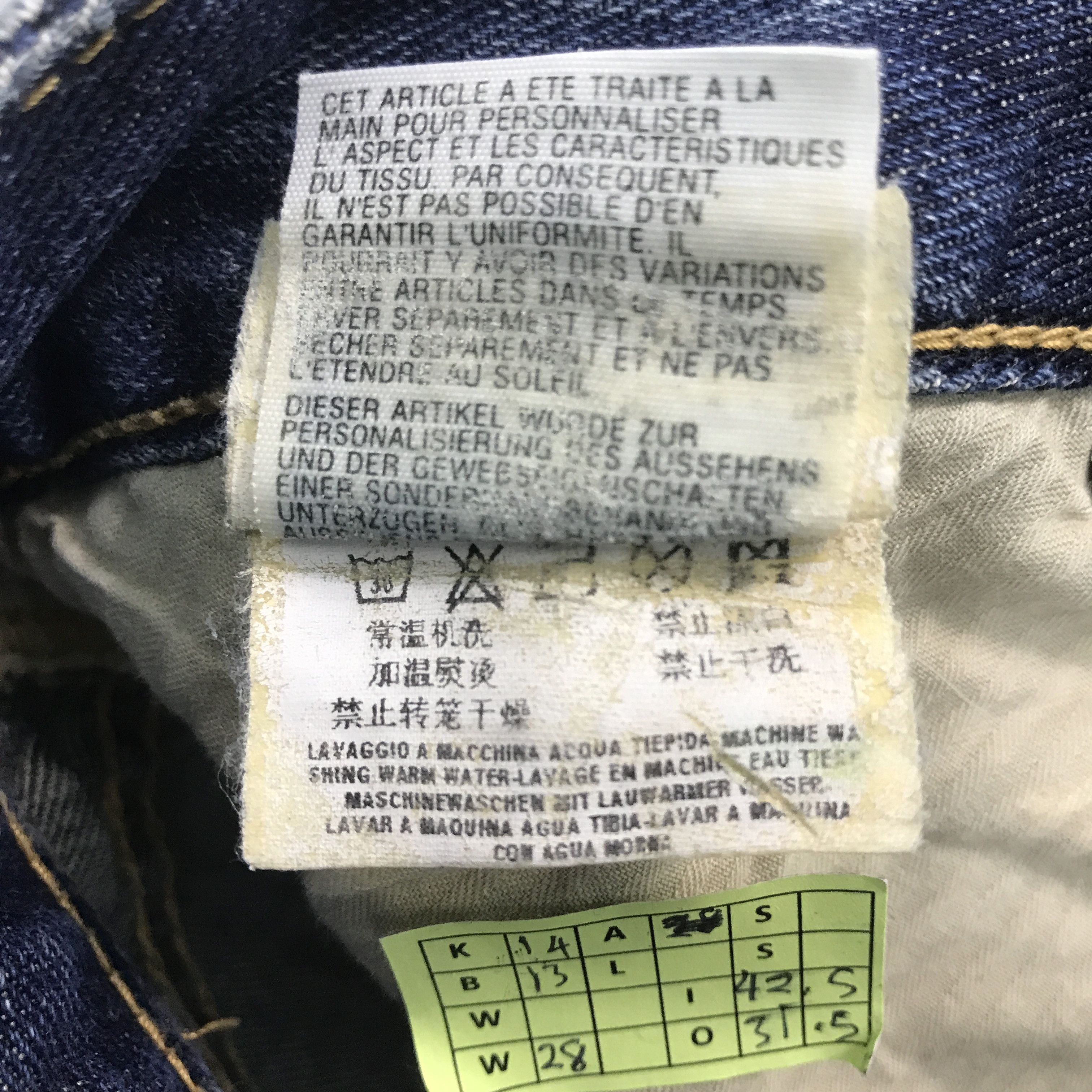 Replay × Vintage Flare Replay Distressed bootcut Denim pants Size US 28 / EU 44 - 14 Thumbnail