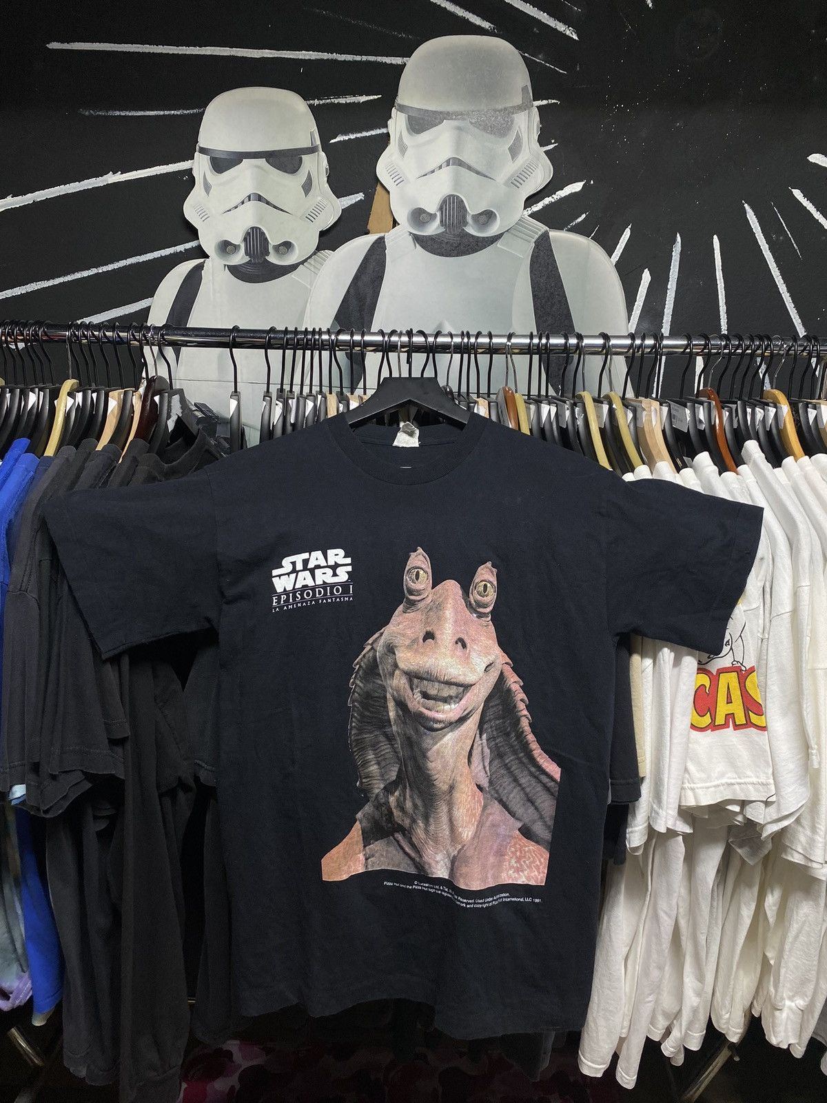 Other 90’s Vintage Jar Jar Star Wars Movie Tee Shirt Medium Size US M / EU 48-50 / 2 - 1 Thumbnail