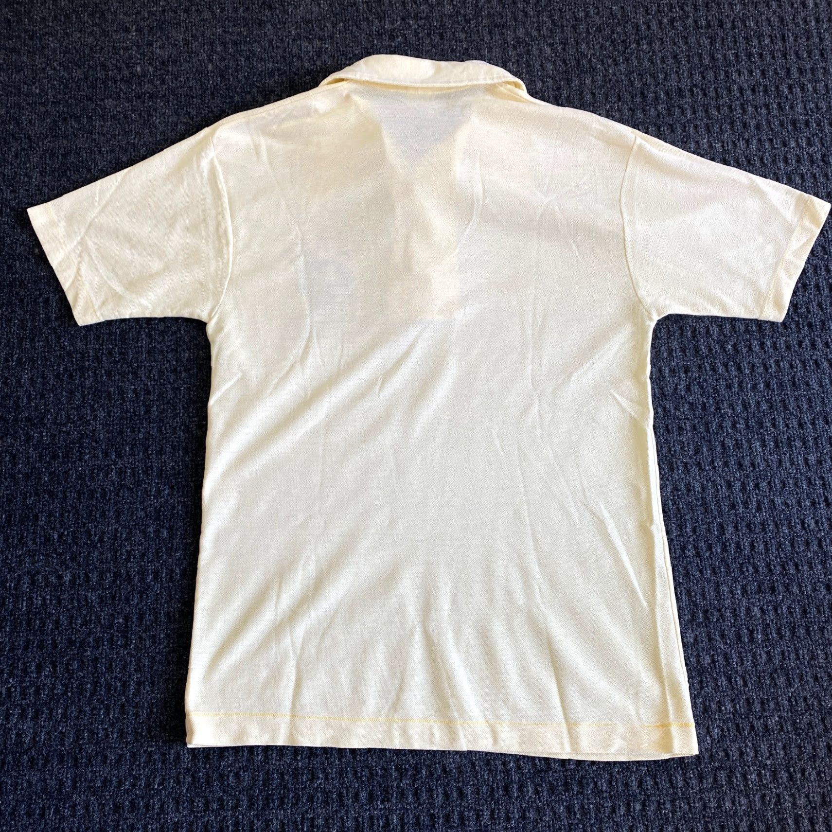 Champion VINTAGE Champion Polo Shirt Men L Yellow California Football School DK Stagg High School 70s 80s Size US L / EU 52-54 / 3 - 4 Thumbnail