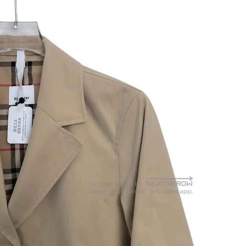 Burberry Burberry Women's Cotton Mid-Length Trench Coat. Size M / US 6-8 / IT 42-44 - 2 Thumbnail