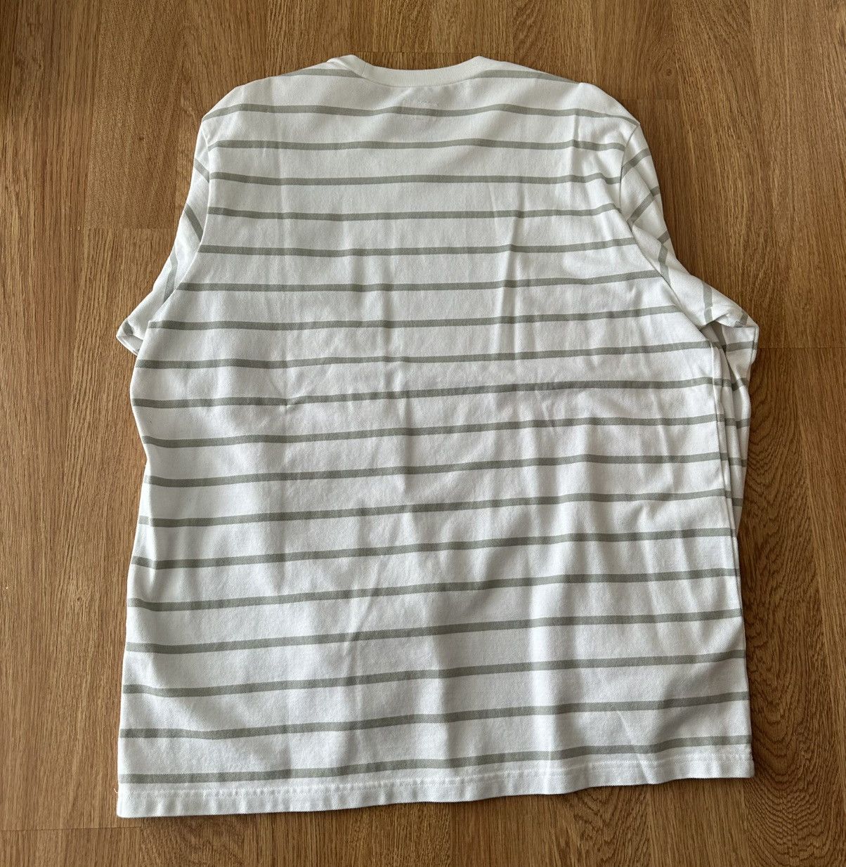 Supreme Supreme Printed Stripe Pique L/S White XL Size US XL / EU 56 / 4 - 3 Thumbnail