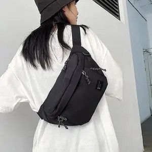 VIBE Black Hip Hop Belt Bag Size ONE SIZE - 1 Thumbnail