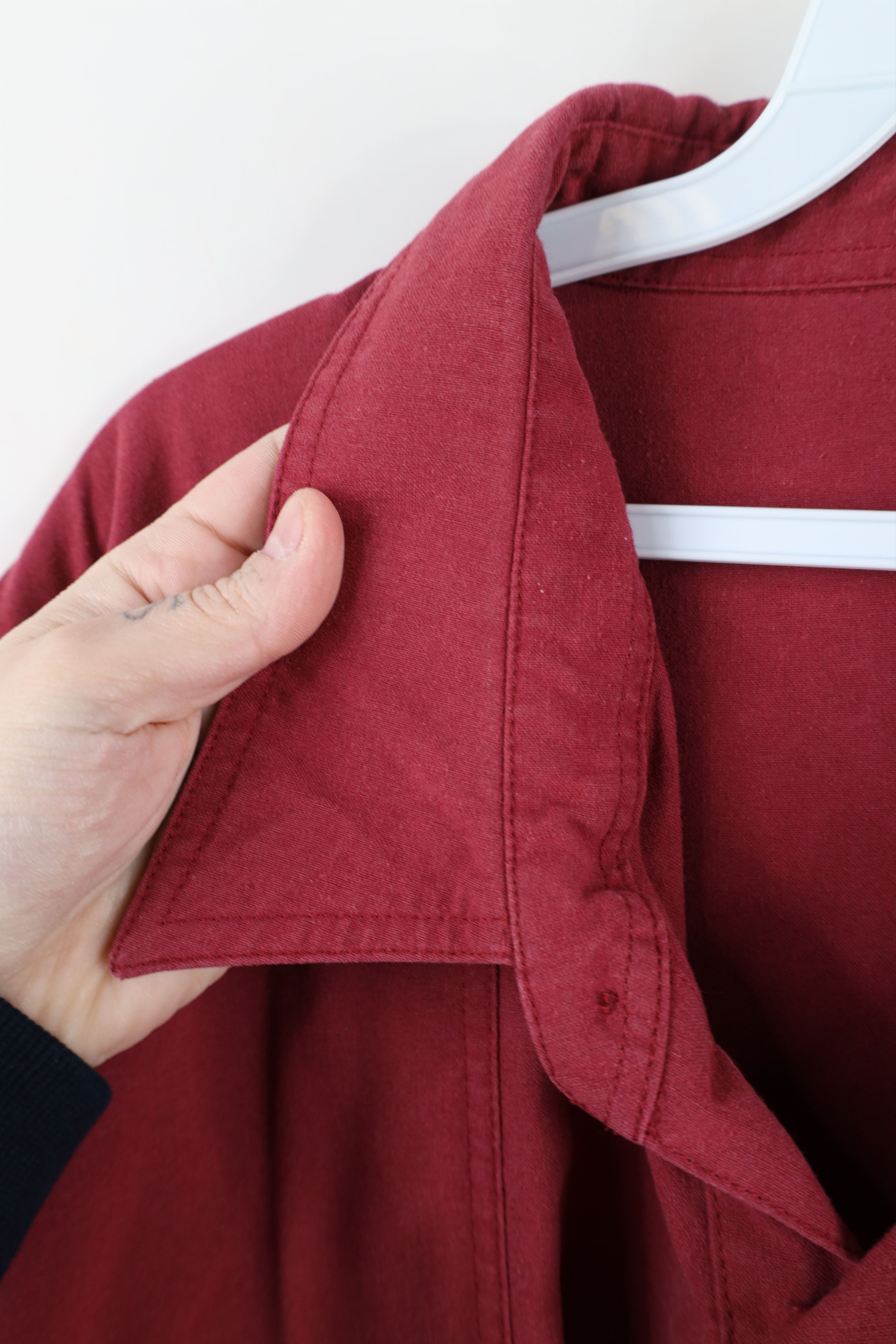 Vintage Vintage 90s Streetwear Pullover Polo Shirt Mafia Mob Red Size US XXL / EU 58 / 5 - 9 Thumbnail