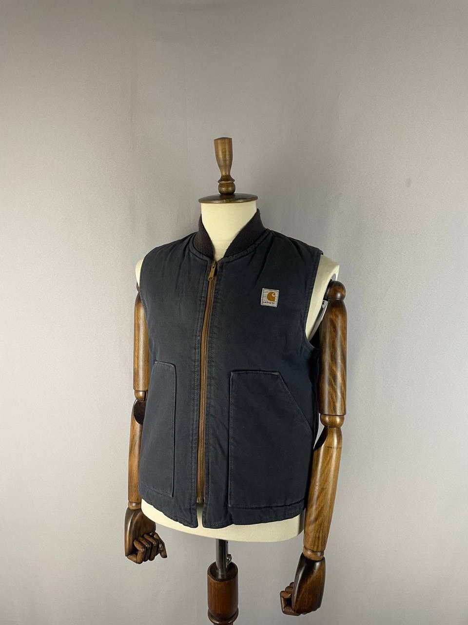 Carhartt Carhartt Vest Vintage Workwear Black Size US S / EU 44-46 / 1 - 1 Thumbnail