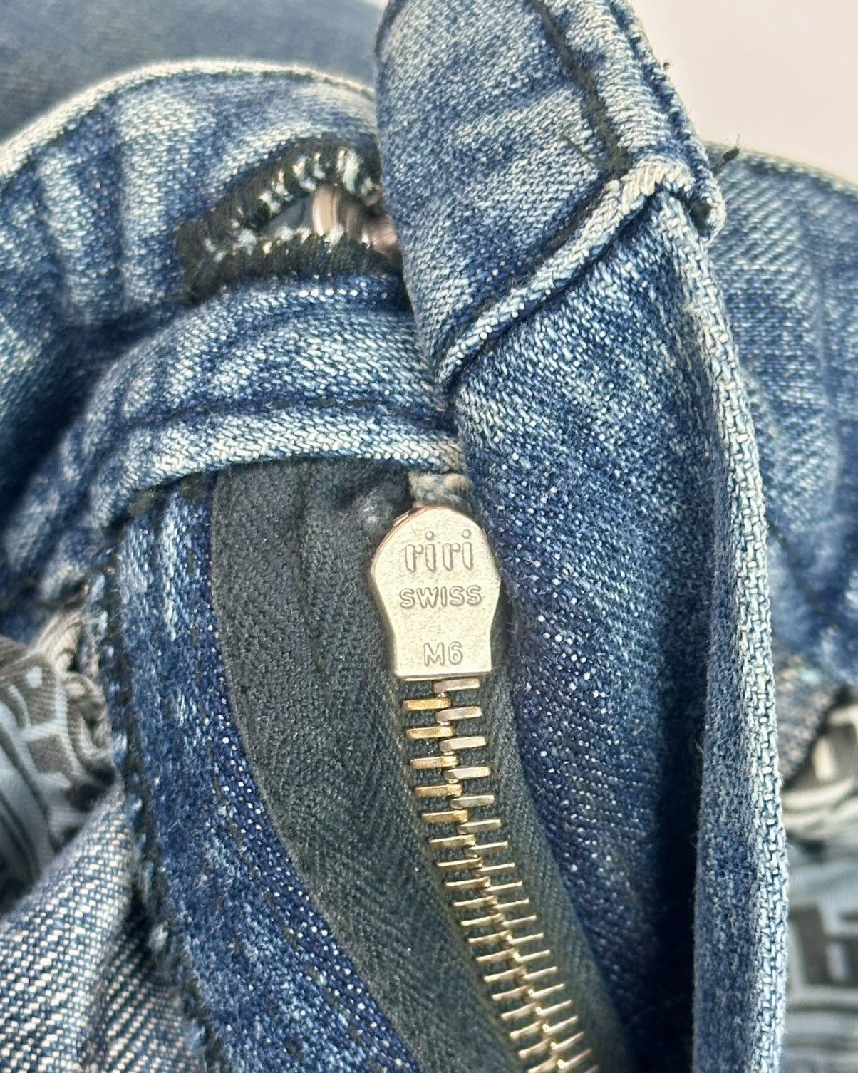Number (N)ine Number (N)ine SS01 Time Migration Bell Bottom Flared Jeans Size US 26 / EU 42 - 5 Thumbnail
