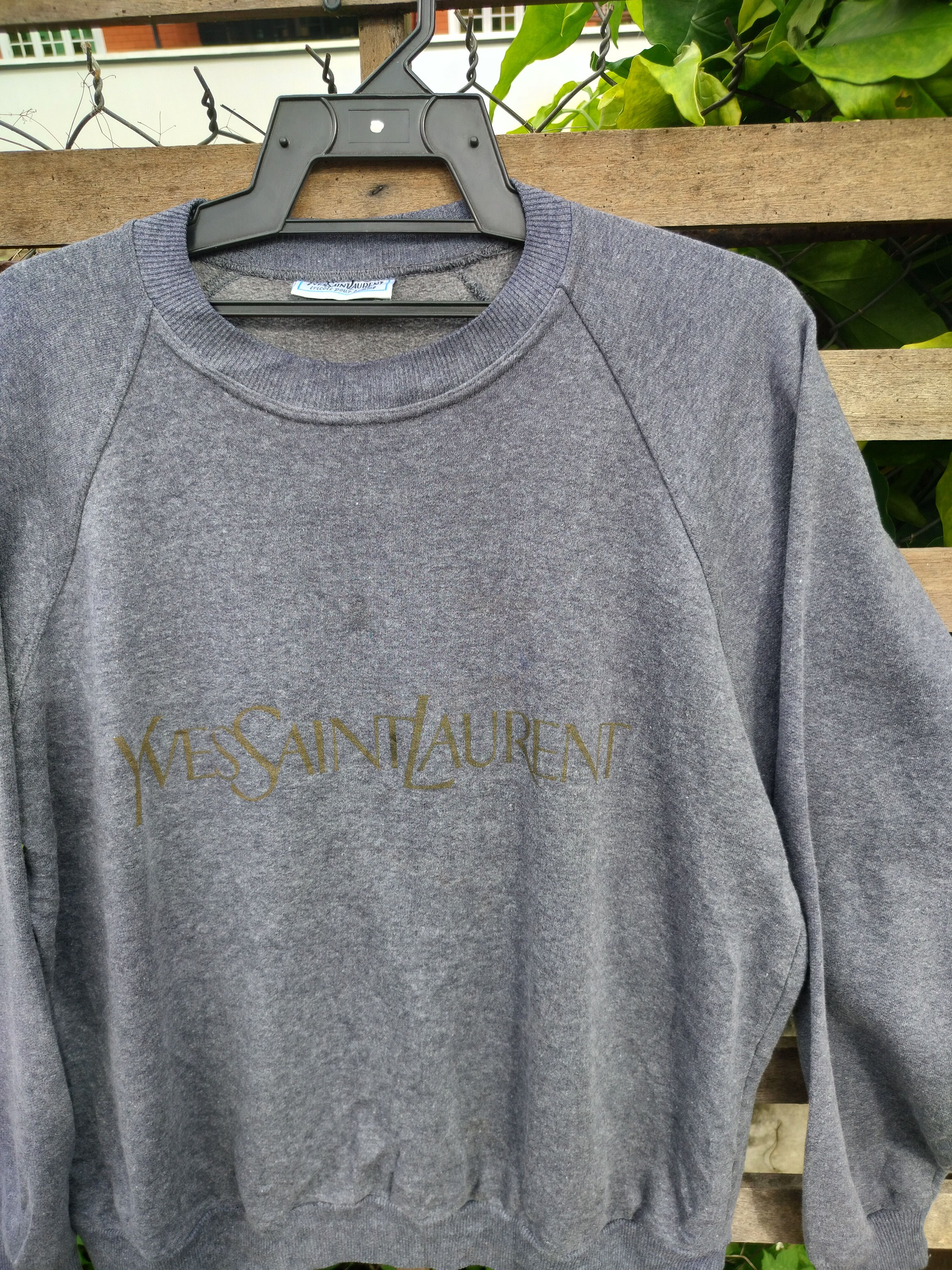 Yves Saint Laurent YVES SAINT LAURENT SWEATSHIRT Size US L / EU 52-54 / 3 - 4 Thumbnail