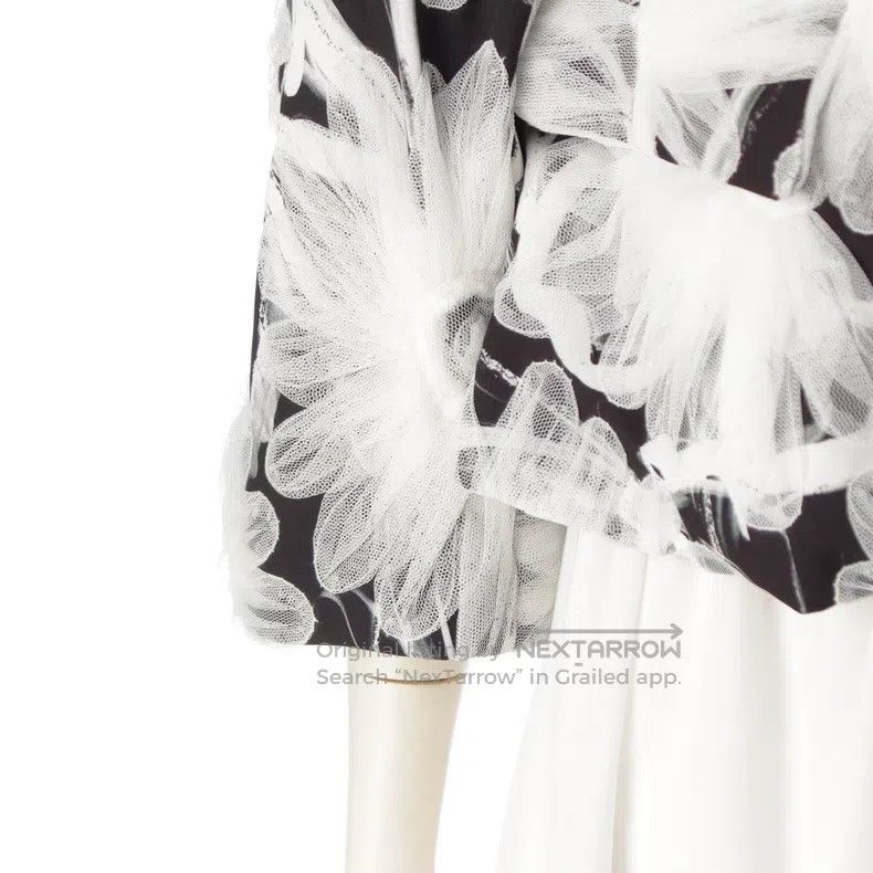 Comme des Garcons Comme Des Garcons Black and white vintage flower top Size XS / US 0-2 / IT 36-38 - 6 Thumbnail