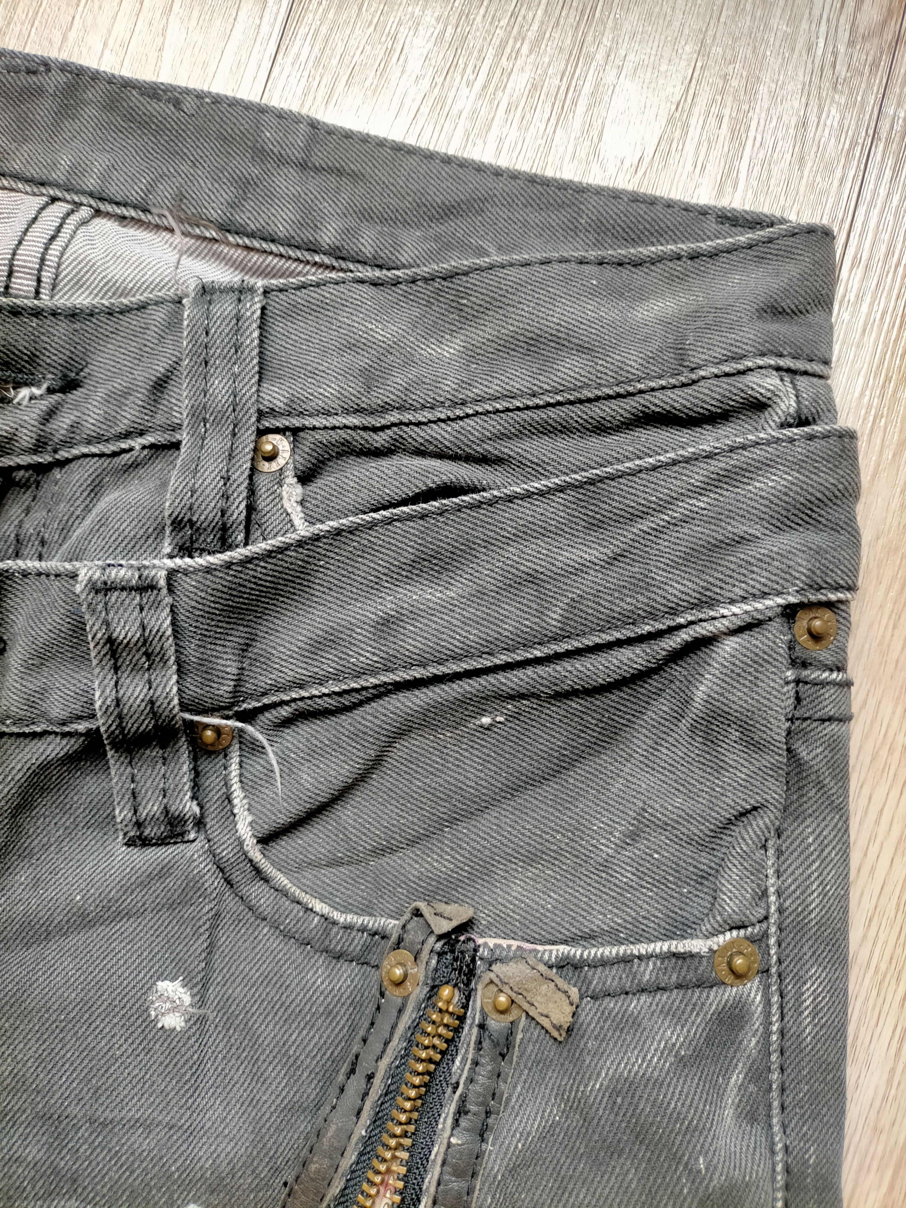 PPFM PPFM Double Waist Curve Black Jeans Size US 30 / EU 46 - 6 Thumbnail