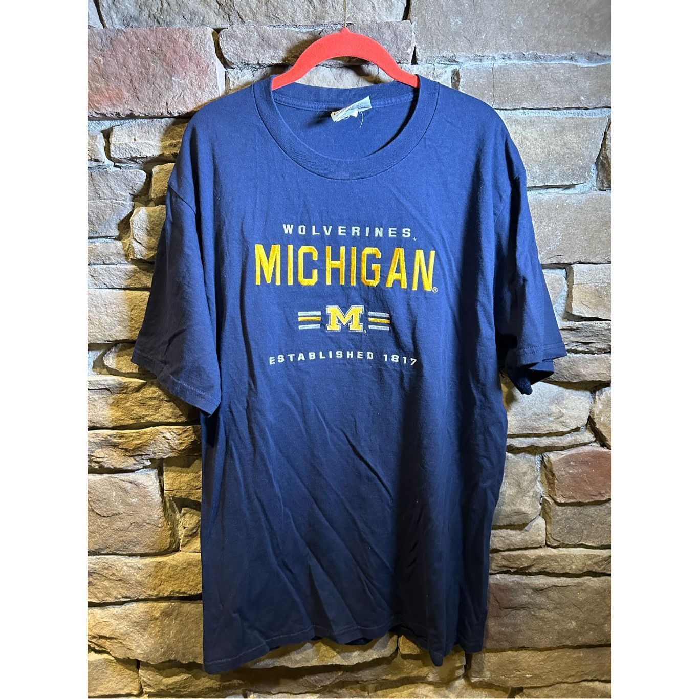 Vintage Vintage 1990s University of Michigan Lee sports embroidered Size US L / EU 52-54 / 3 - 1 Thumbnail