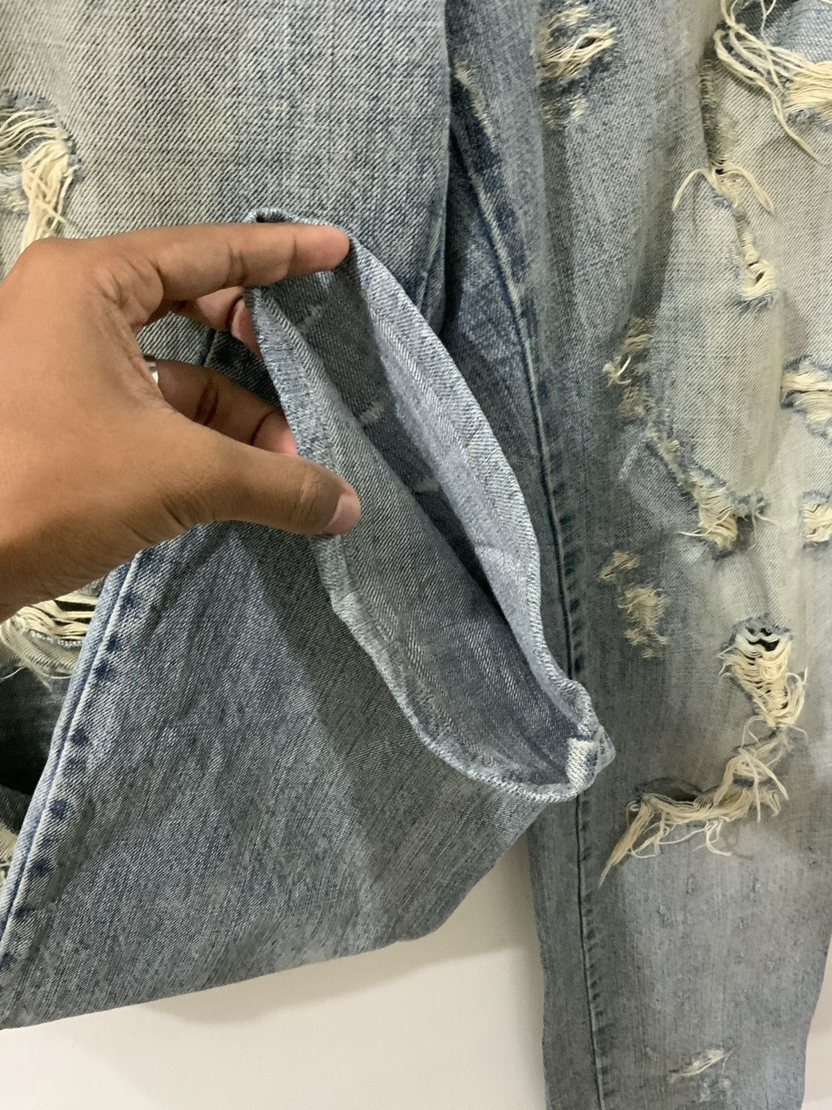 Dolce & Gabbana Dolce & Gabbana Distressed Jeans Size 32" / US 10 / IT 46 - 7 Thumbnail