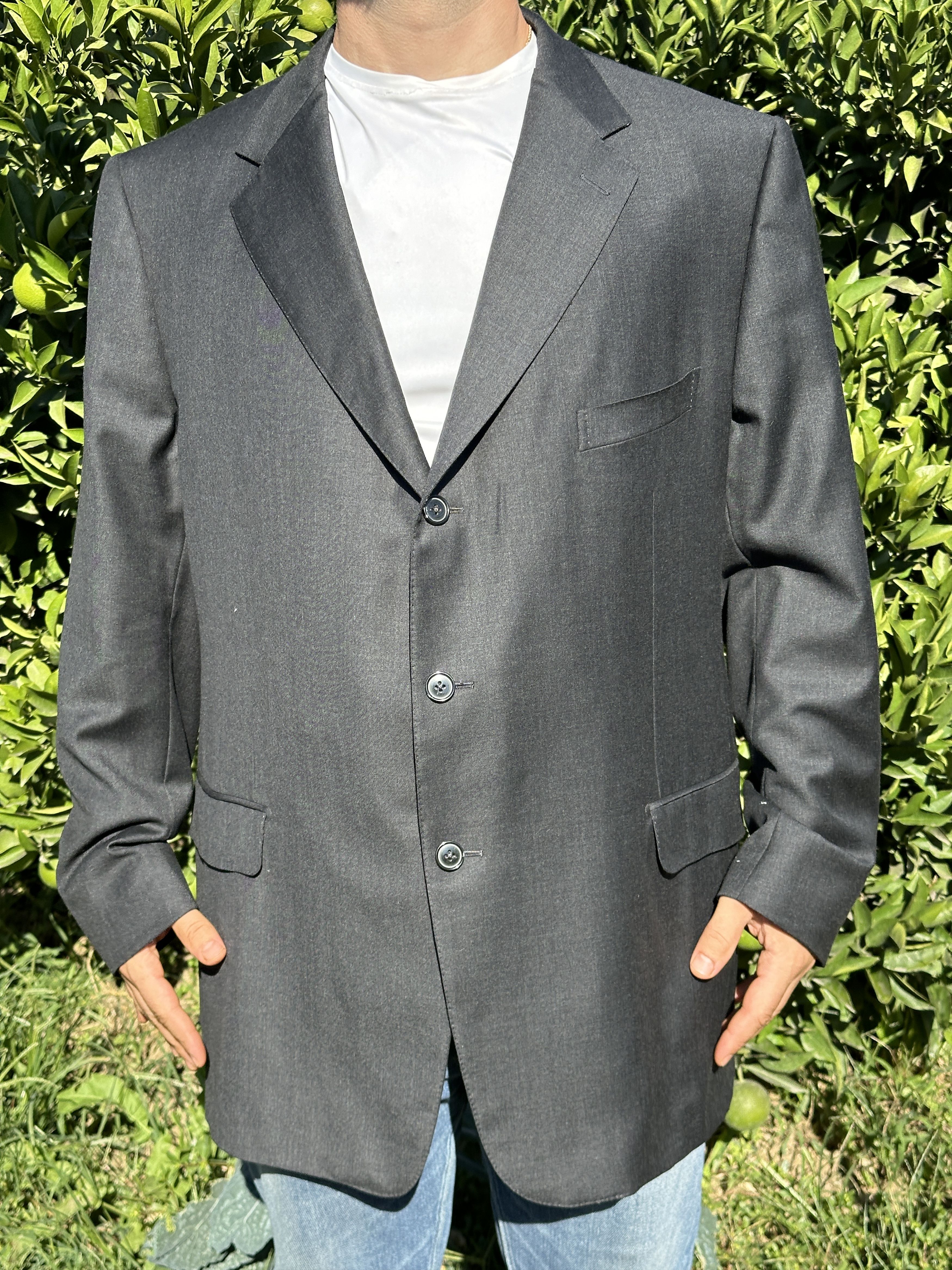 Ermenegildo Zegna Ermenegildo Zegna Su Misura Suit Costume Formal Size 62 R Size 54L - 1 Thumbnail