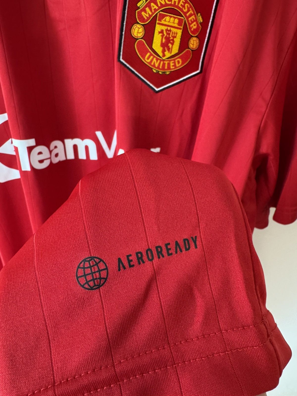 Adidas Manchester United 2022-2023 Home Soccer Jersey Football Kit Size US XXL / EU 58 / 5 - 11 Thumbnail