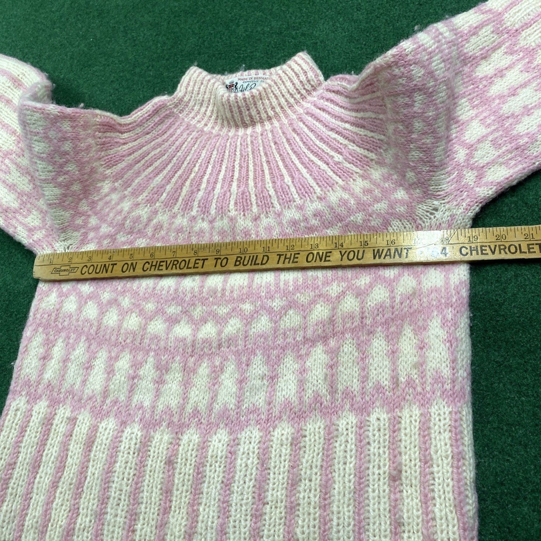 Pinko VINTAGE Prange Wool Sweater Mens S Pink 70S Knit Heavyweight Thick Sweatshirt Crew Neck Long Sleeve Wool Pink Logo 80s 90s Retro Mens S Sweatshirt Size US S / EU 44-46 / 1 - 5 Thumbnail