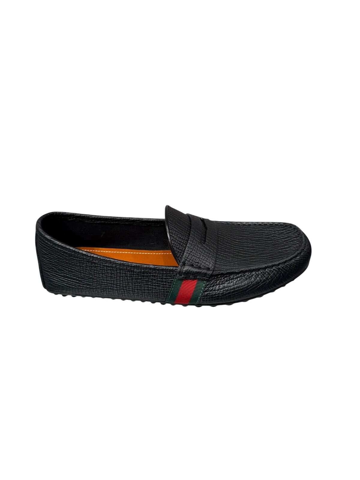 Gucci Gucci Web Leather Loafers Size ONE SIZE - 1 Thumbnail