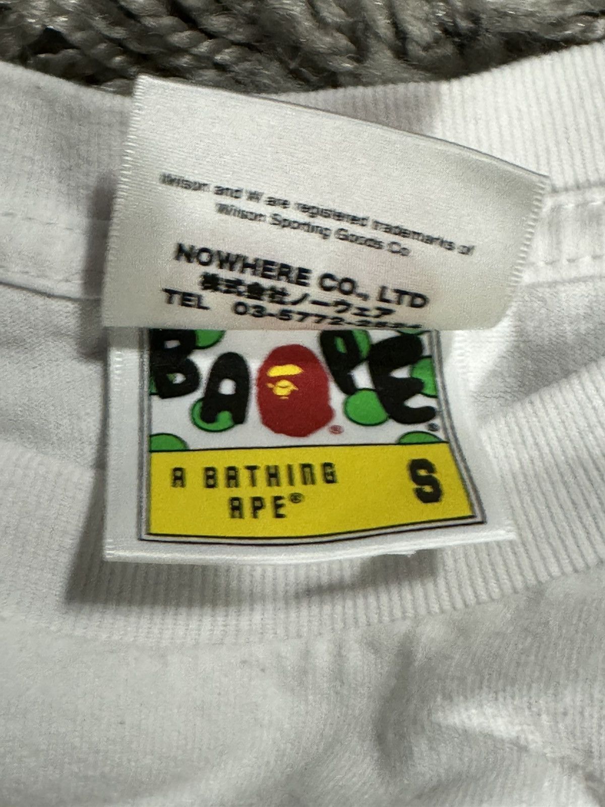 Bape bape wilson tee Size US S / EU 44-46 / 1 - 4 Thumbnail