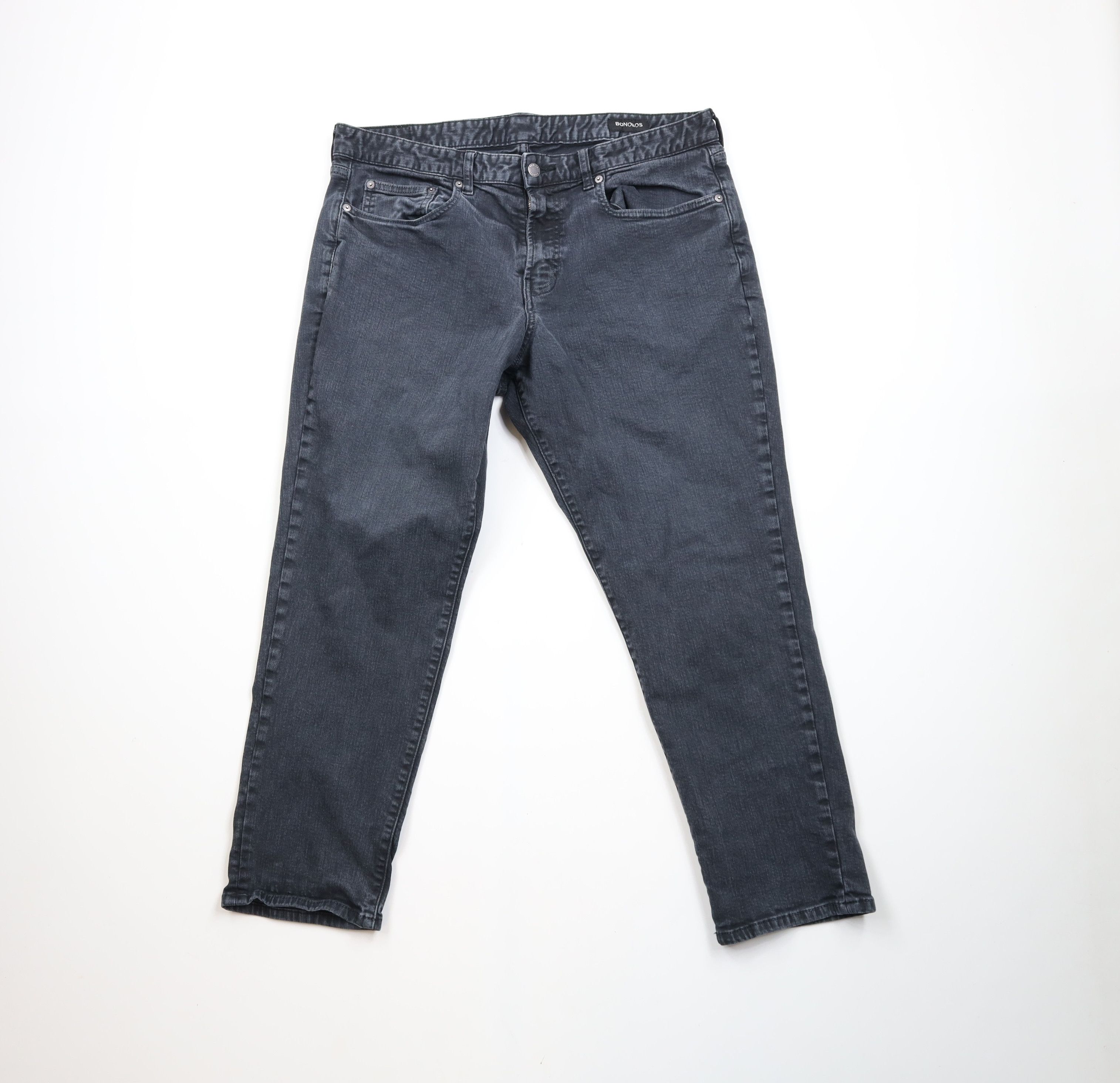 Bonobos × Vintage Bonobos Stretch Athletic Fit Straight Leg Denim Jeans Black Size US 36 / EU 52 - 1 Thumbnail