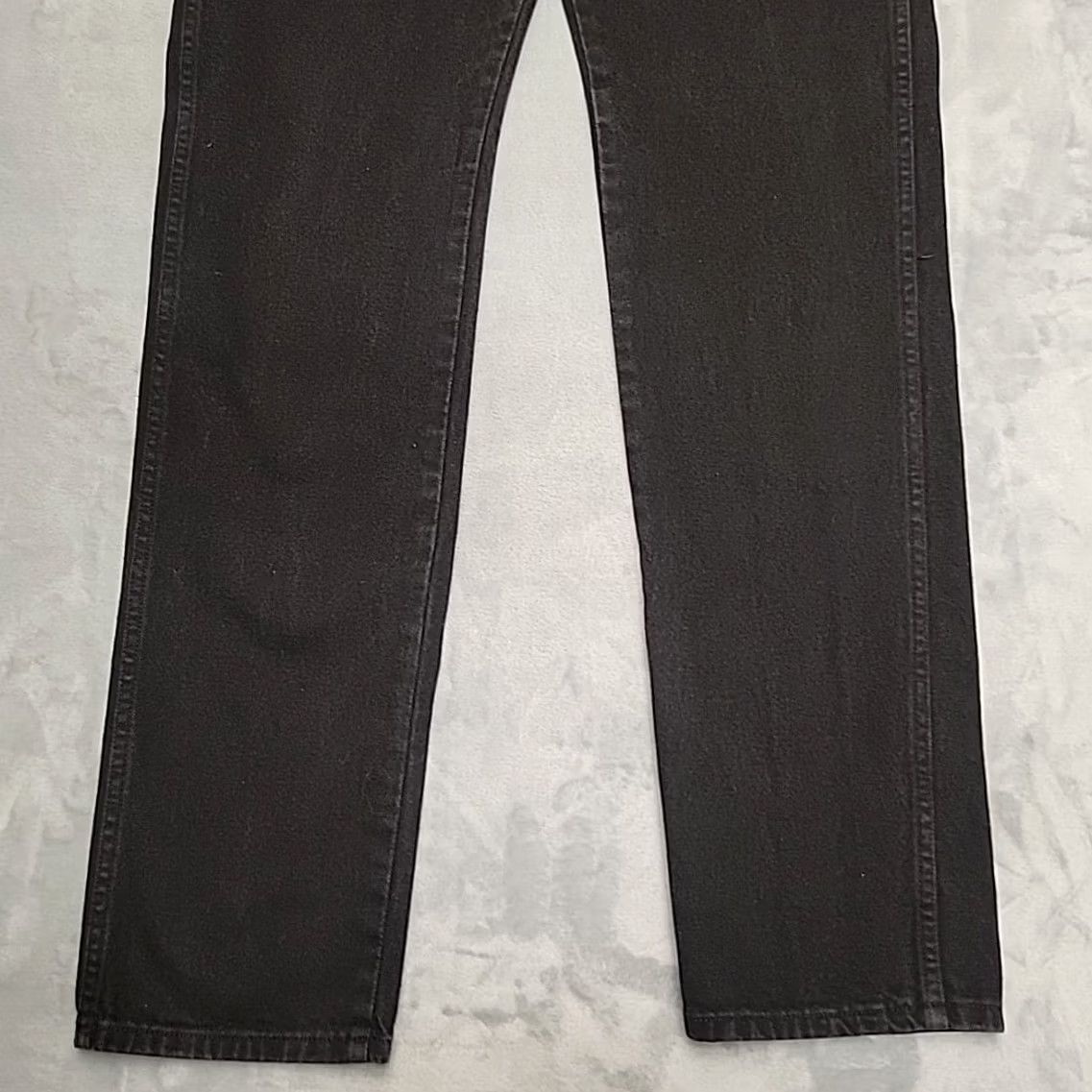 Wrangler VTG Wrangler Jeans Women 15x36 Tall Black High Rise USA 90s Made in USA Stacked Jeans Women 15 5-Pocket USA Western Vintage Mens, Womens, Girls Size 36" / US 14 / IT 50 - 2 Thumbnail