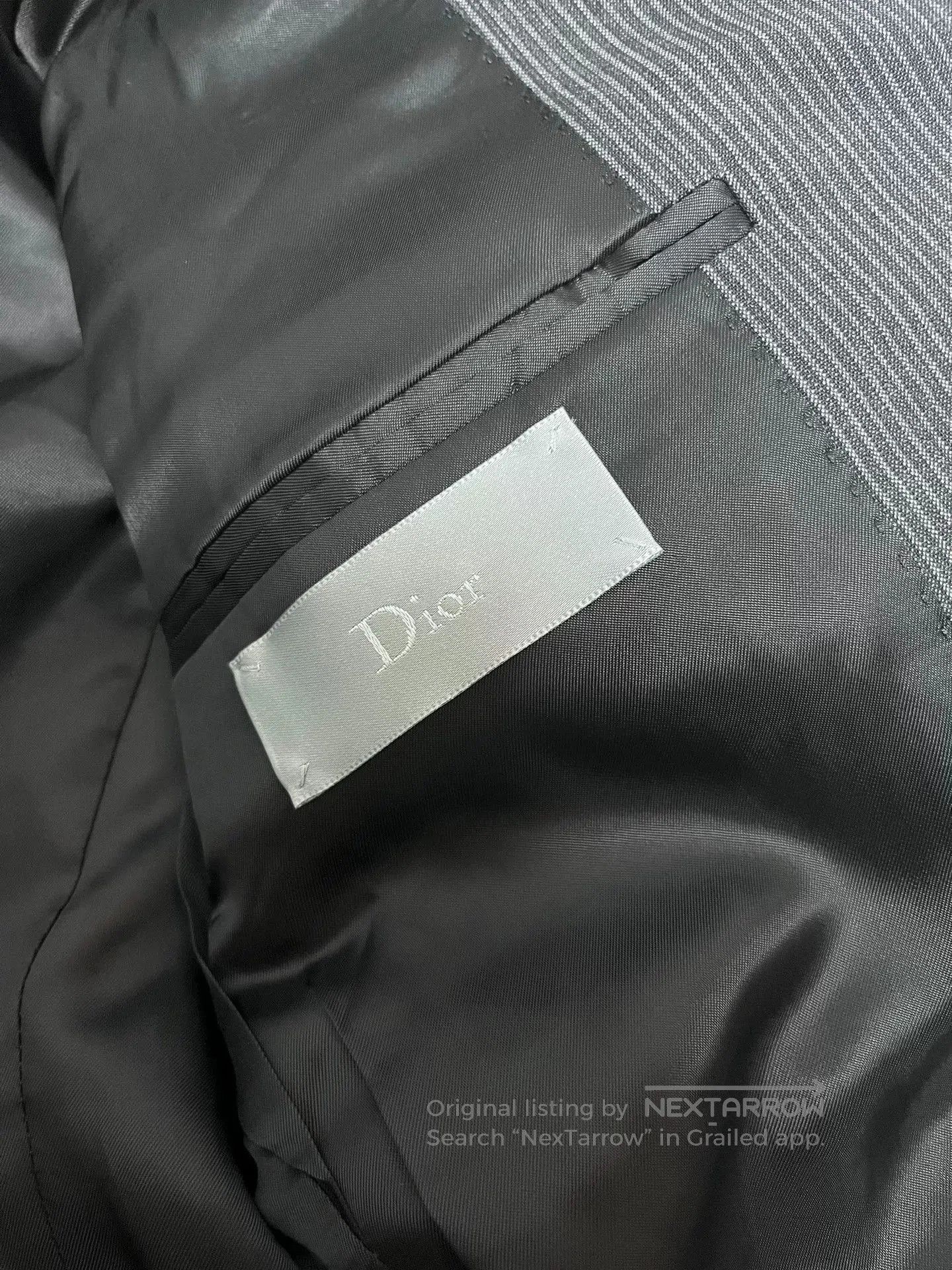 Dior Dior Gray Zipper Blazer Size 44. Size US S / EU 44-46 / 1 - 6 Thumbnail