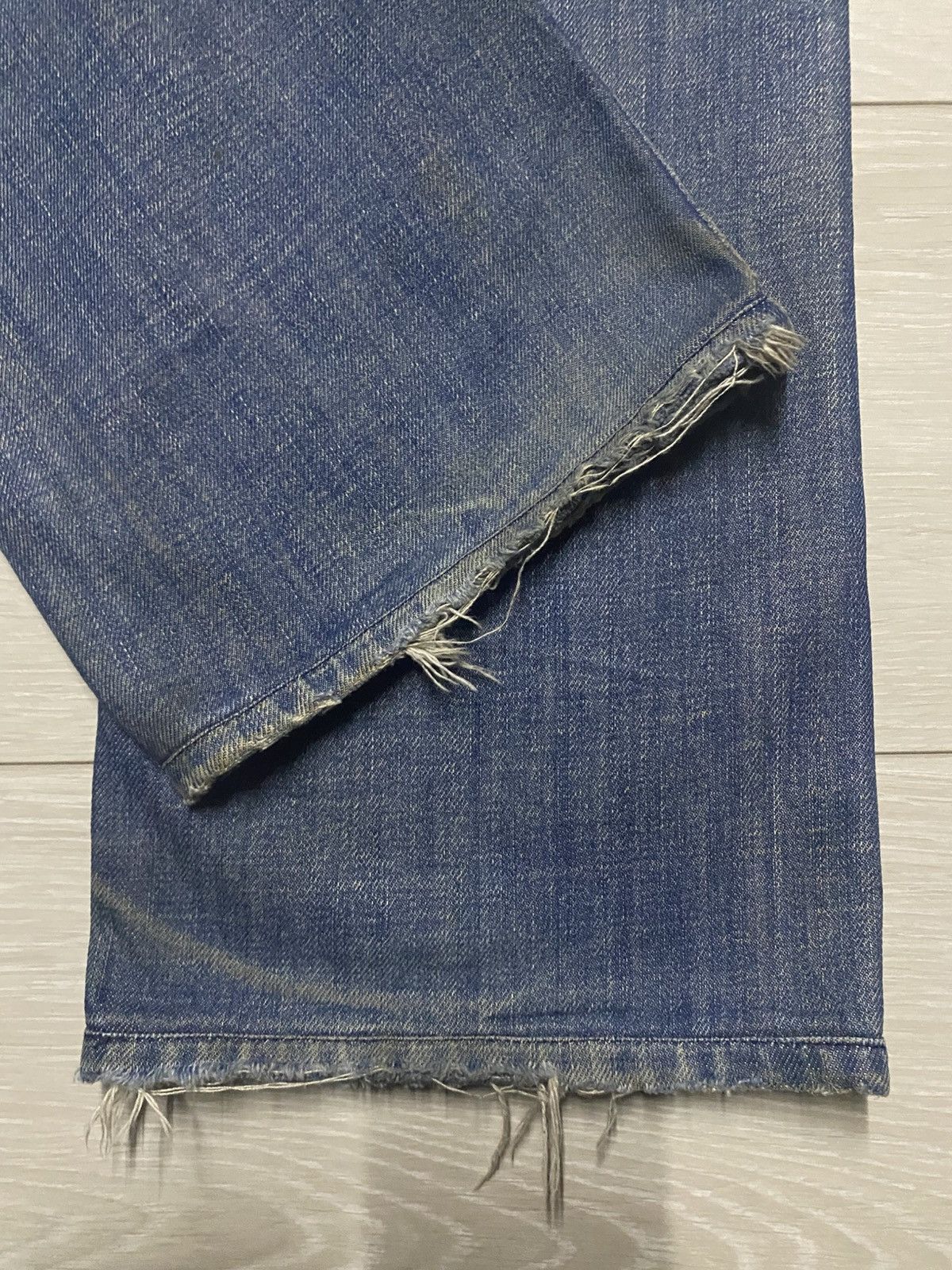 A-COLD-WALL* × Diesel Vintage Diesel Industry Mud Wash Wide Leg Baggy Jeans Size US 31 - 13 Thumbnail