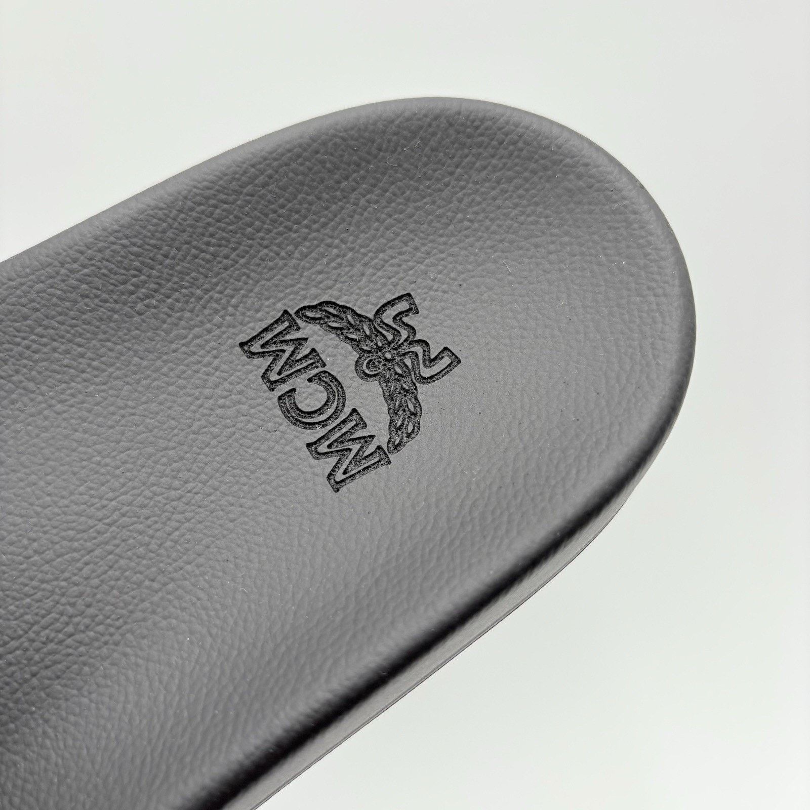 MCM MCM Monogram Print Slides ' Black Splash Green ' | NEW! Size US 12 / EU 45 - 11 Thumbnail