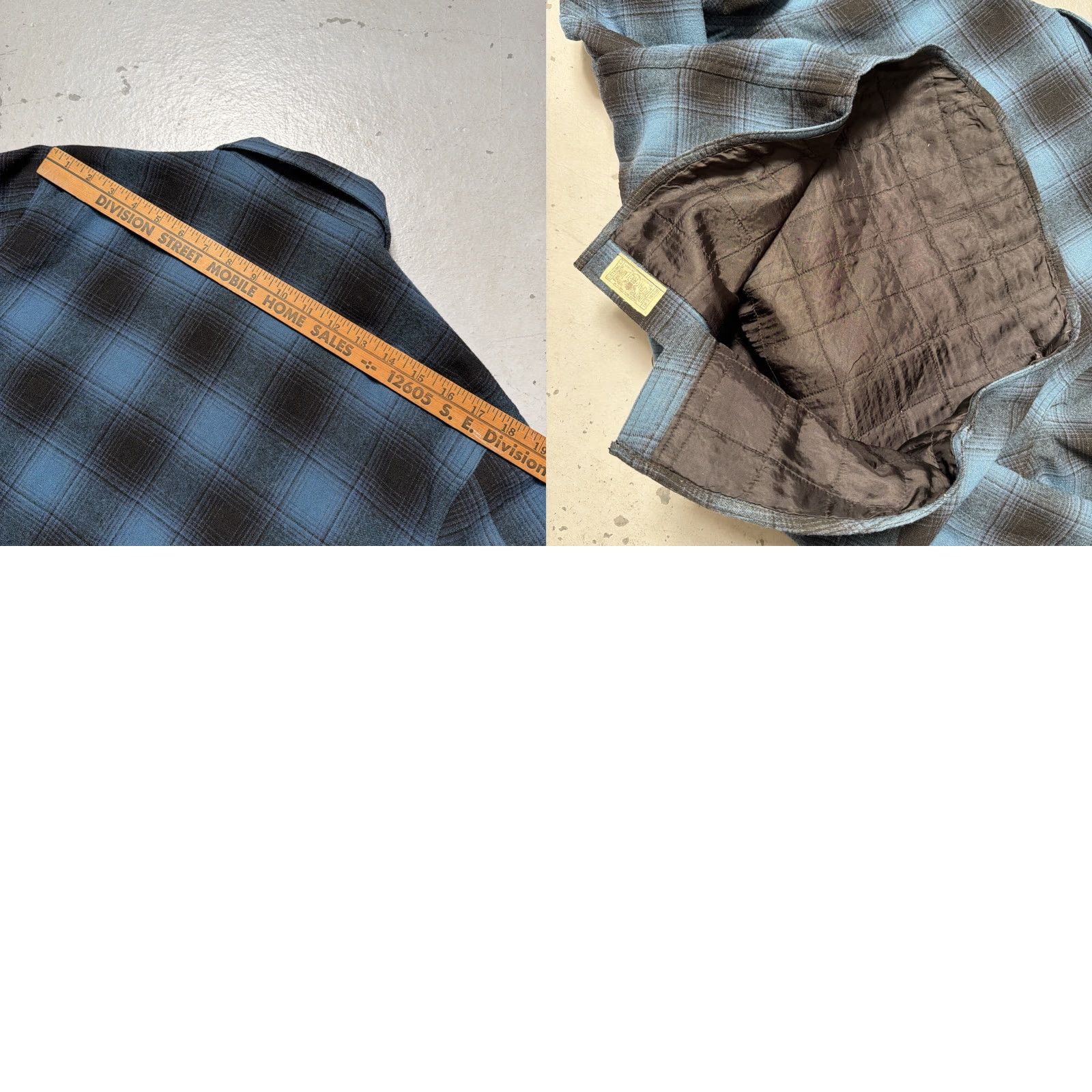 Ralph Lauren RRL Ralph Lauren Ombré Shadow Plaid Wool Lined Work Shirt-Jacket M Size US M / EU 48-50 / 2 - 8 Thumbnail