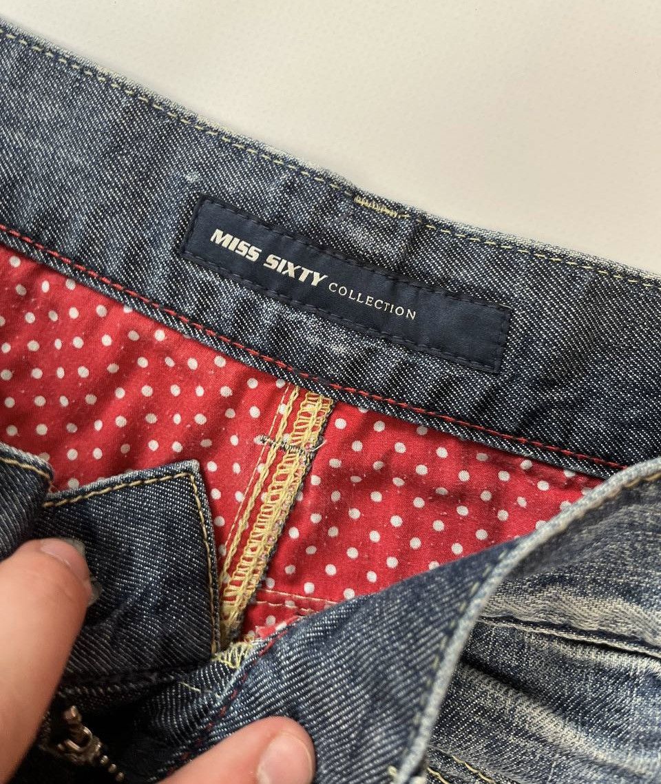 Miss Sixty Miss Sixty Mini Denim Shorts Size 26" / US 2 / IT 38 - 6 Thumbnail